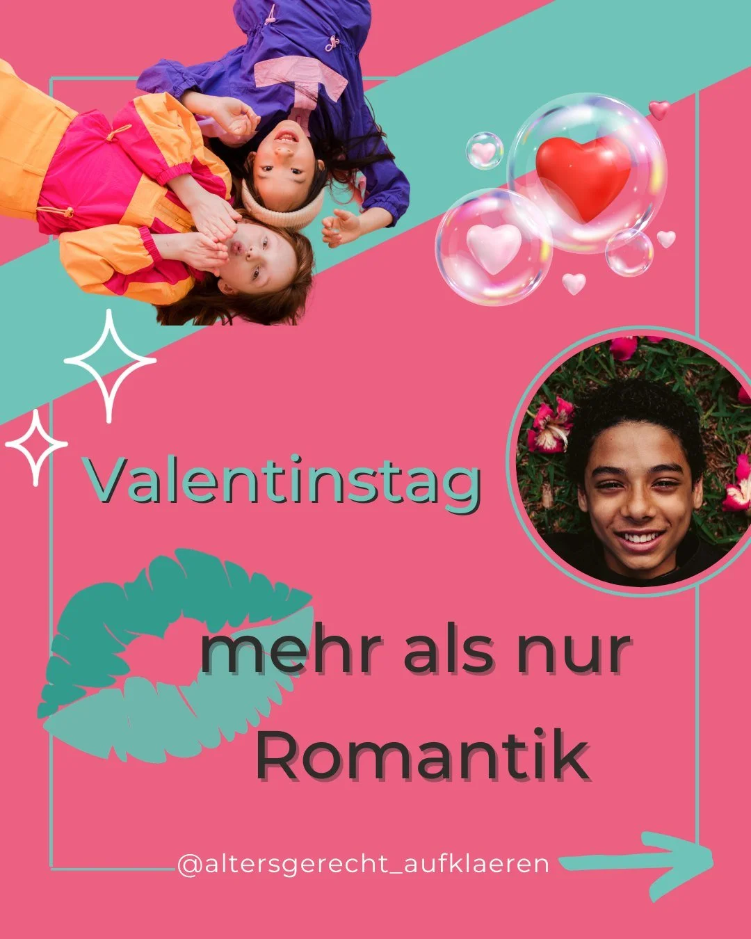 💝🥰 Im Alltag gibt es viele M&ouml;glichkeiten, nat&uuml;rlich, nebenbei und altersgerecht aufzukl&auml;ren - also lass uns den Valentinstag voll aussch&ouml;pfen!❤️&zwj;🔥

Wer sagt denn, dass es am 14. Februar nur um romantische Liebe gehen muss?

