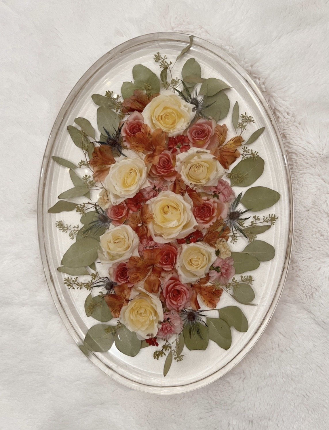 Large 21x15 Wall Hanging Oval