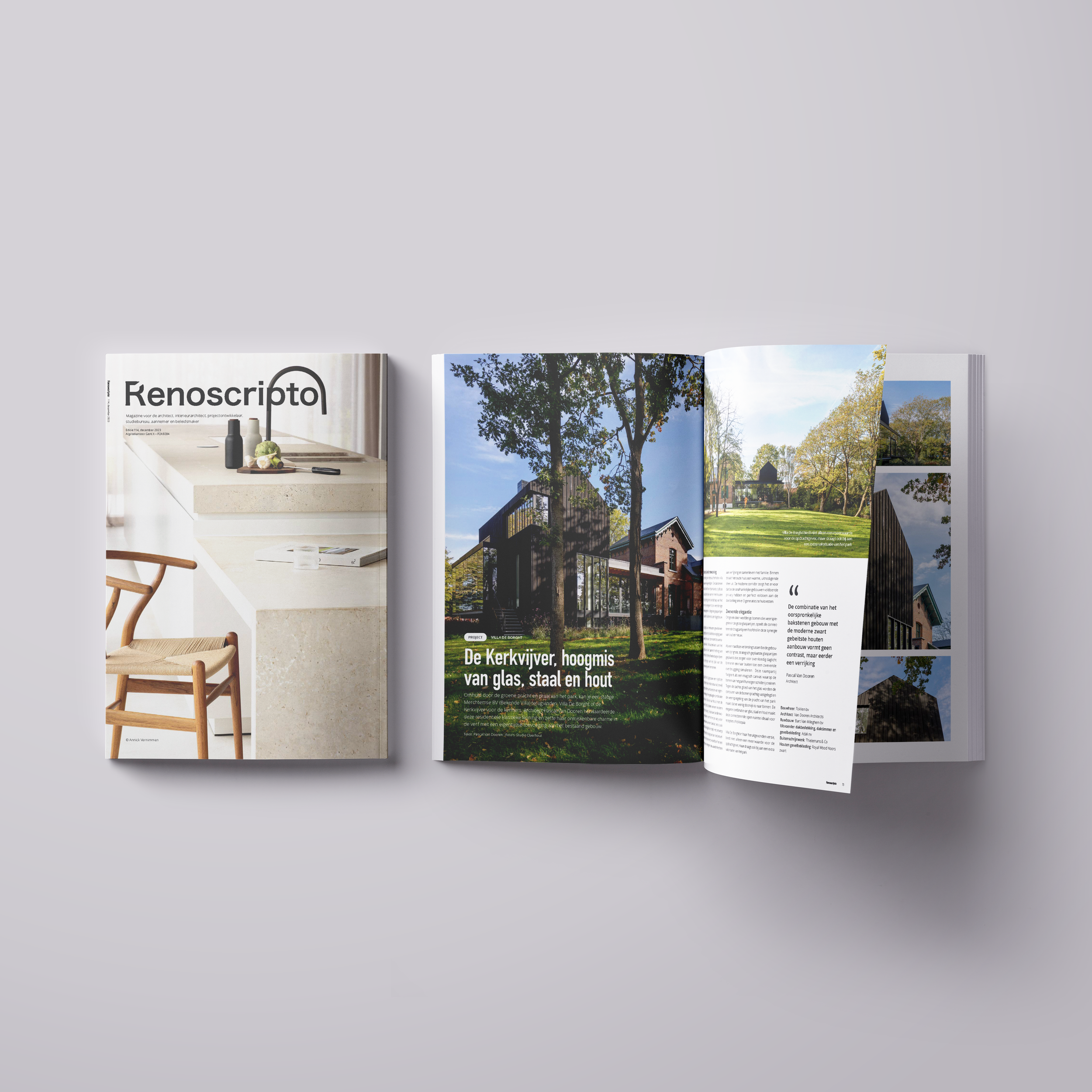 Publicatie tijdschrift Renoscripto Kerkvijver Merchtem