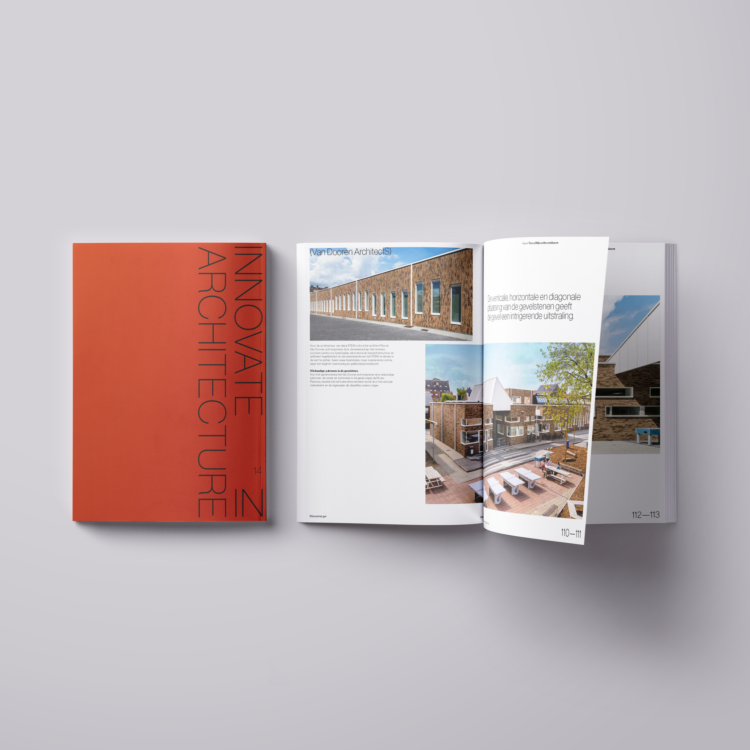 Publicatie tijdschrift Innovate in architecture Wienerberger GTSM Merchtem