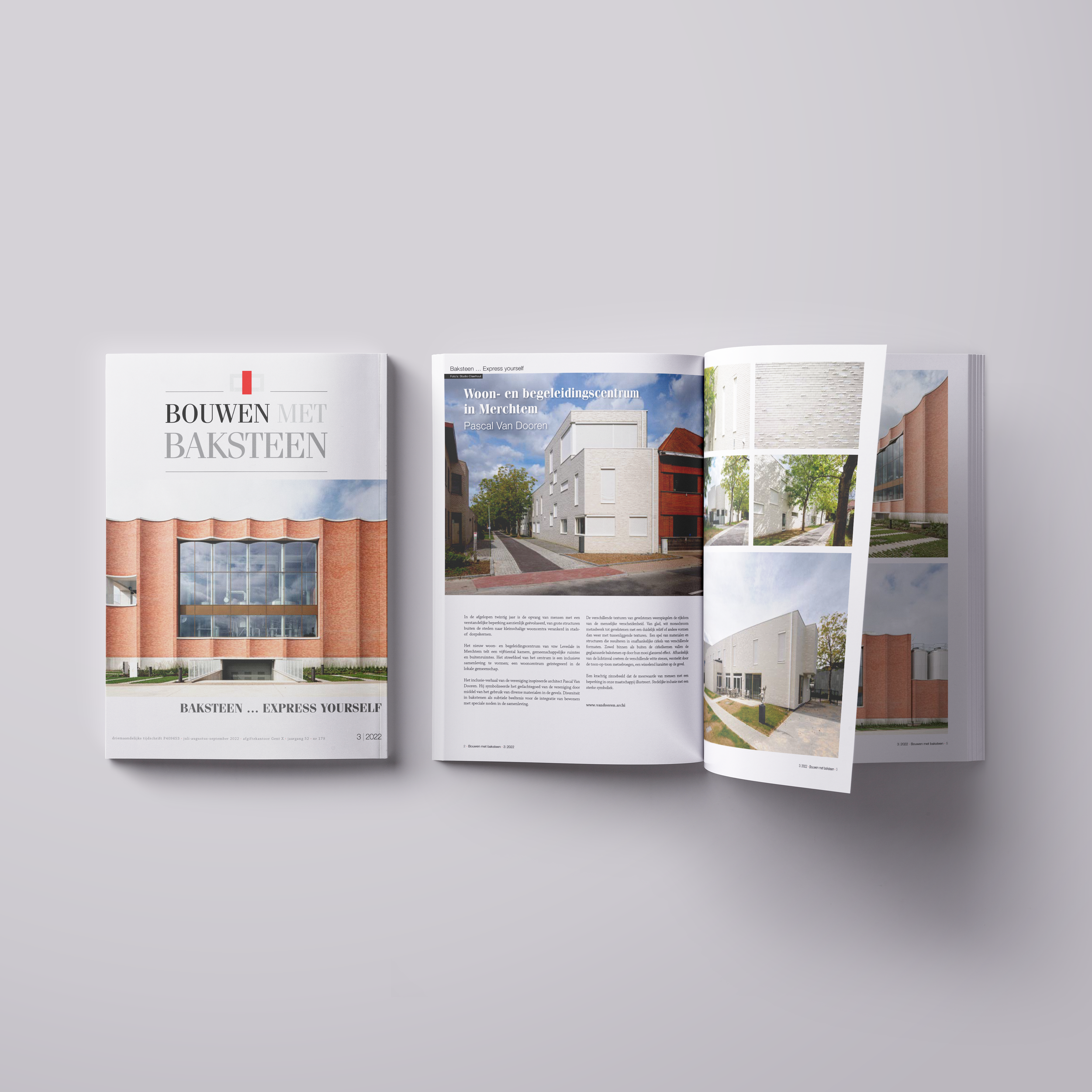 Publicatie tijdschrift Bouwen met baksteen Levedale Molendijk