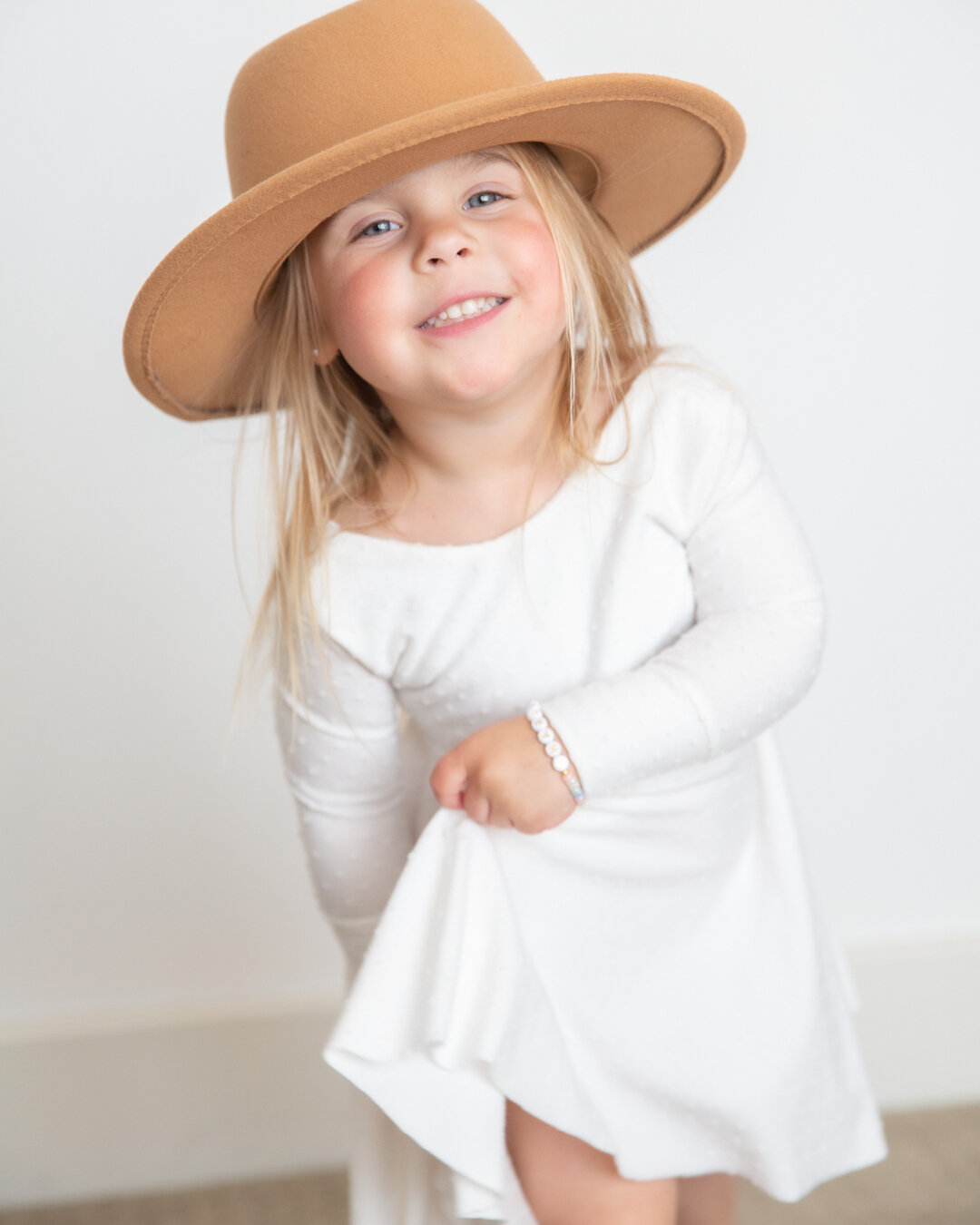 Charlee LOVES the Belladonna pattern. It's her favorite twirly dress and she's asked for one in nearly every swatch of fabric I have, ha!  This particular dress was part of her Starbucks coffee costume.  I had basted a coffee collar sash on as a belt