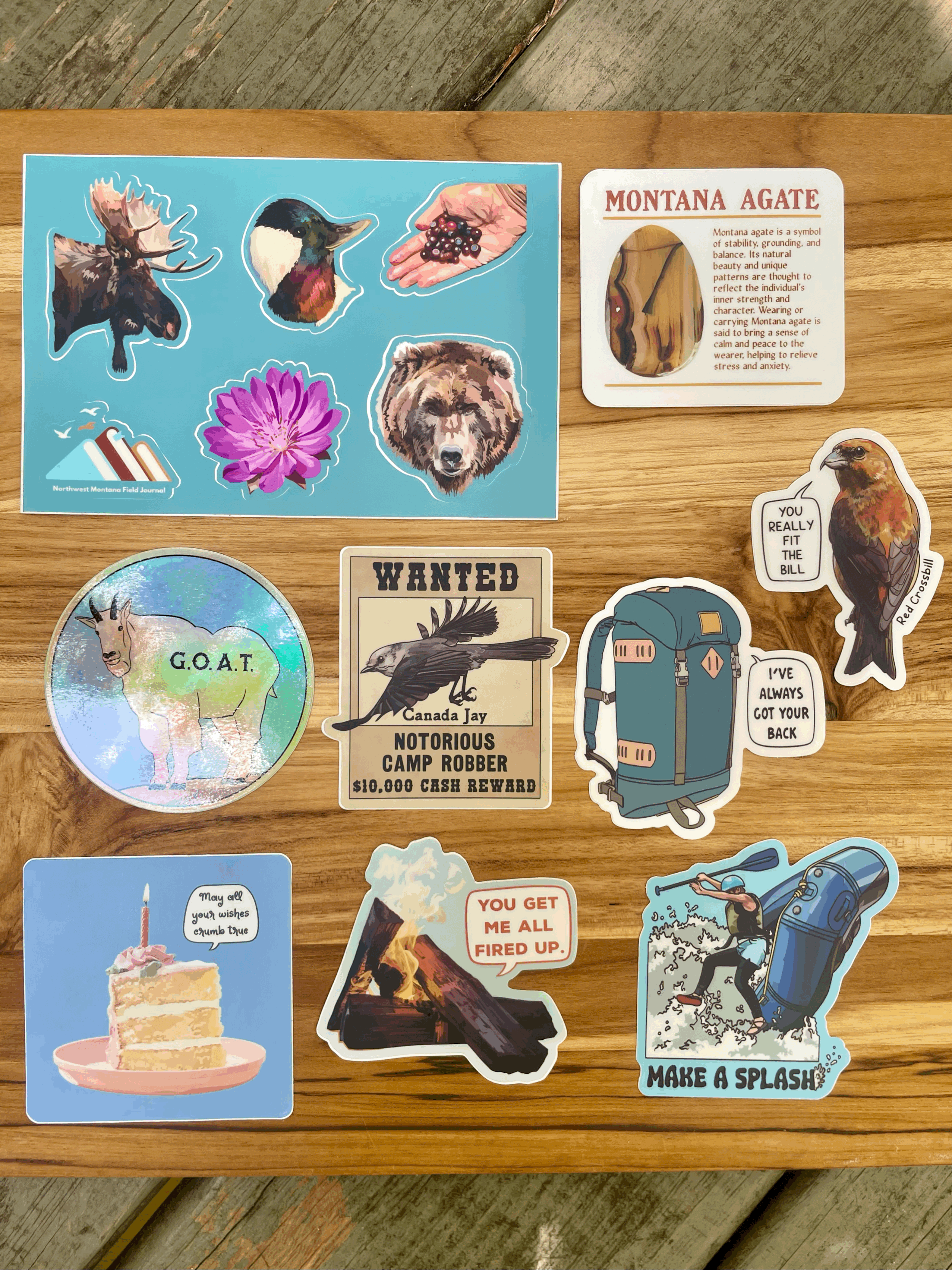 Trail Mix Sticker Pack