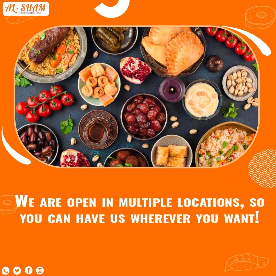 Al-Sham is delighted to offer traditional Middle Eastern food across 6 branches in multiple locations, so you enjoy the best food wherever and whenever you want.

Visit now: www.alshamrestaurant.com
#Alsham #Restaurant #traditional #middleeastern #mu
