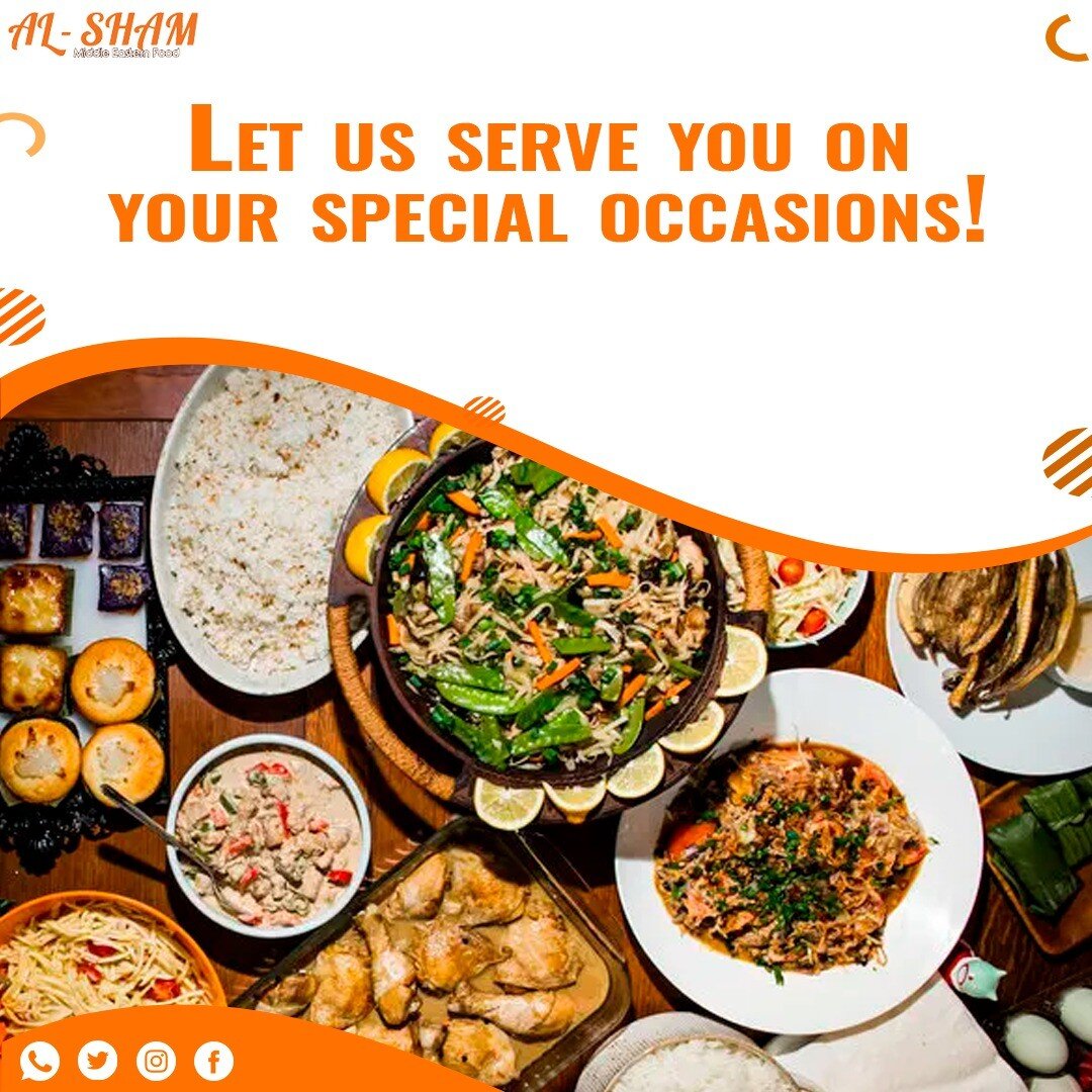 Let us serve you on your special occasions and wave your worry off for food, for we are the favorites of the Phillies!

Visit now: www.alshamrestaurant.com
#Alsham #Restaurant #occasions #serve #food #special #favorites #memories #delectable #unforge