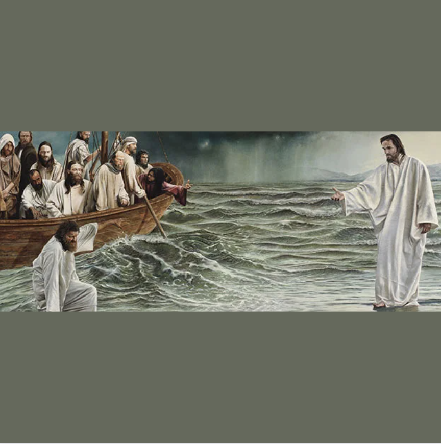 Lessons from Peter: Sink or Walk on Water.
