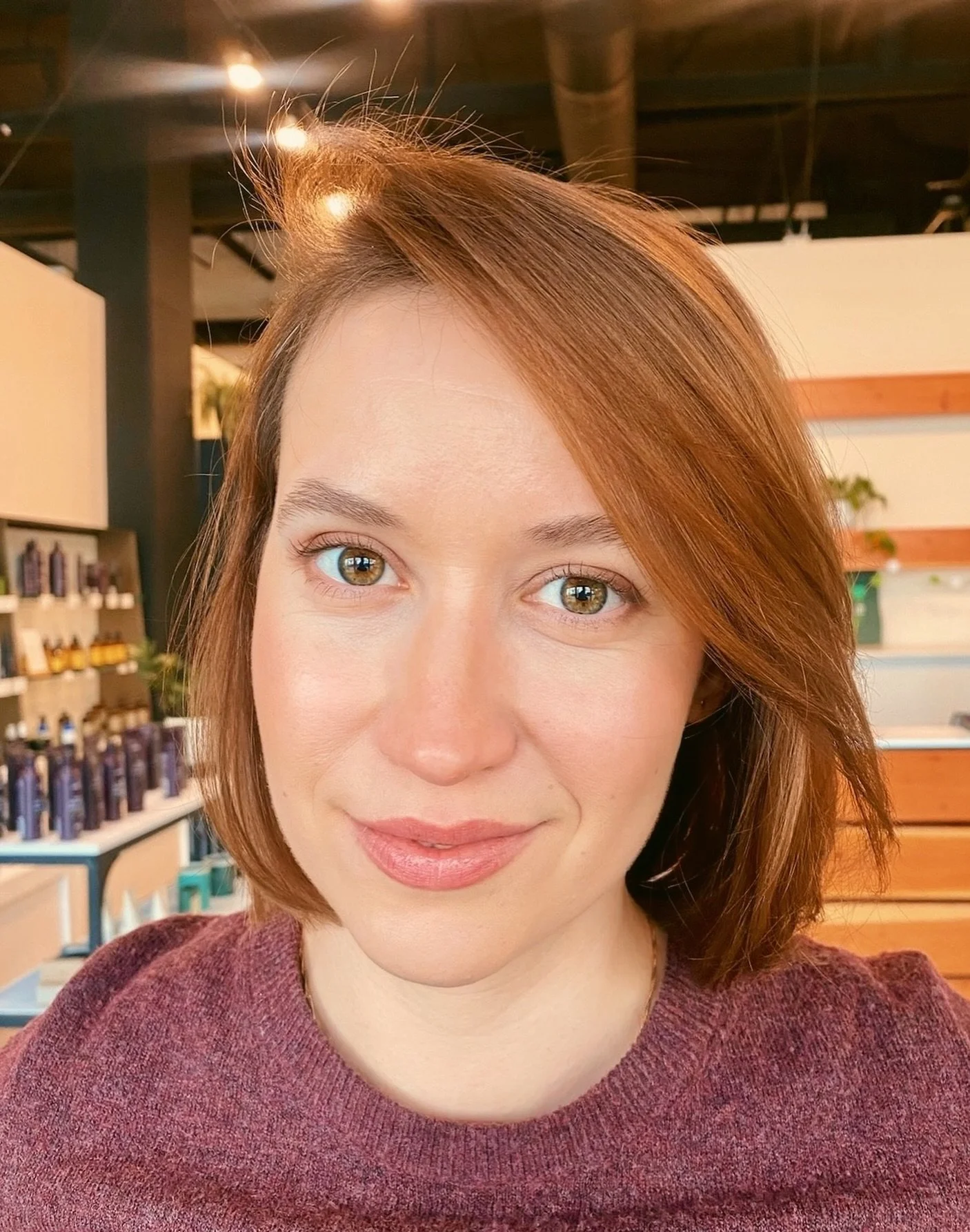 The smize and the swoop 😳 10/10