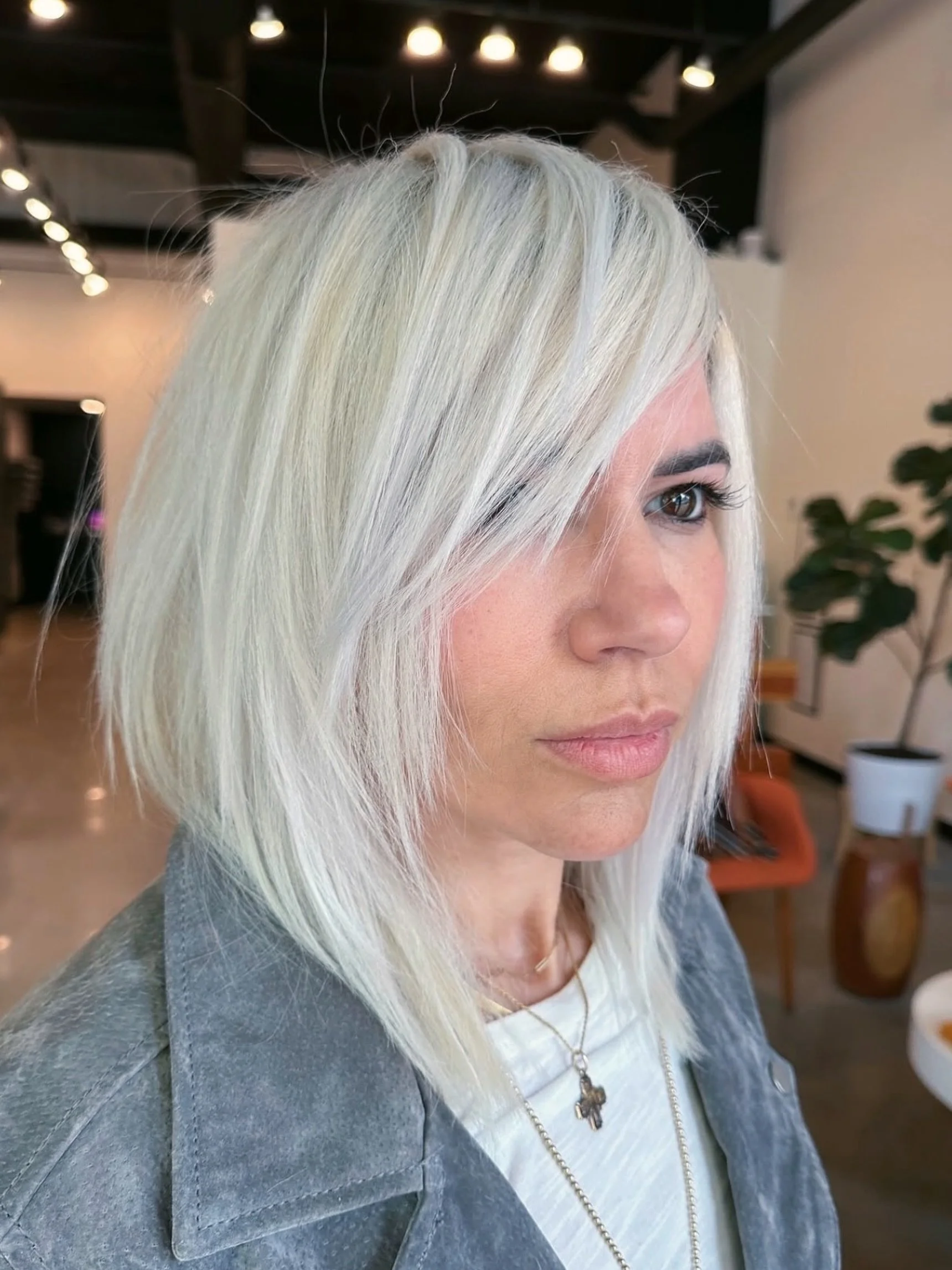 Platinum blonde life ❄️ Going platinum can be a process, but with the right stylist, a little bit of patience, and some Botanical Repair in your home care regime, you can rock this chic, edgy, iconic look that has lasted the test of time through so m