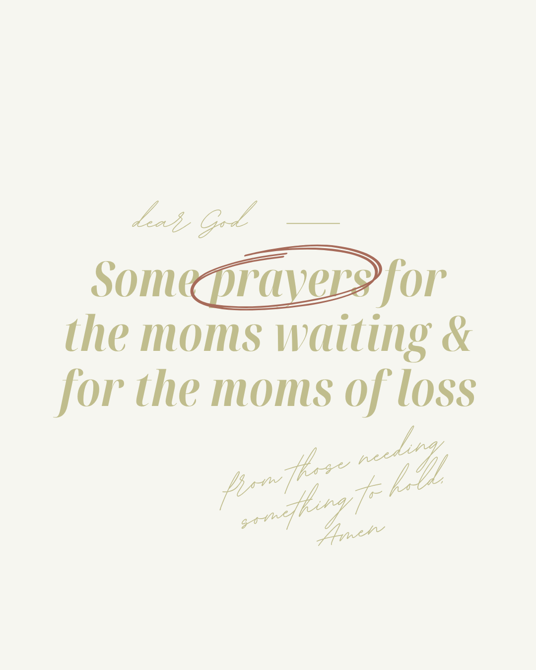 When You Don’t Have the Words: Prayers for Infertility and Loss