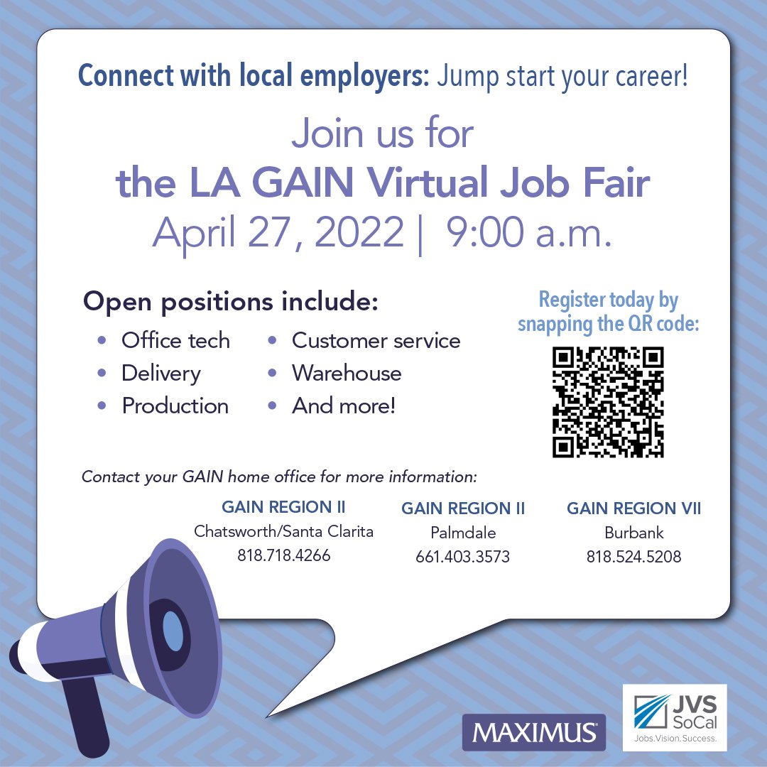 LA GAIN Virtual Job Fair