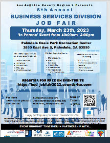 GAIN Region II Palmdale BSD Job Fair