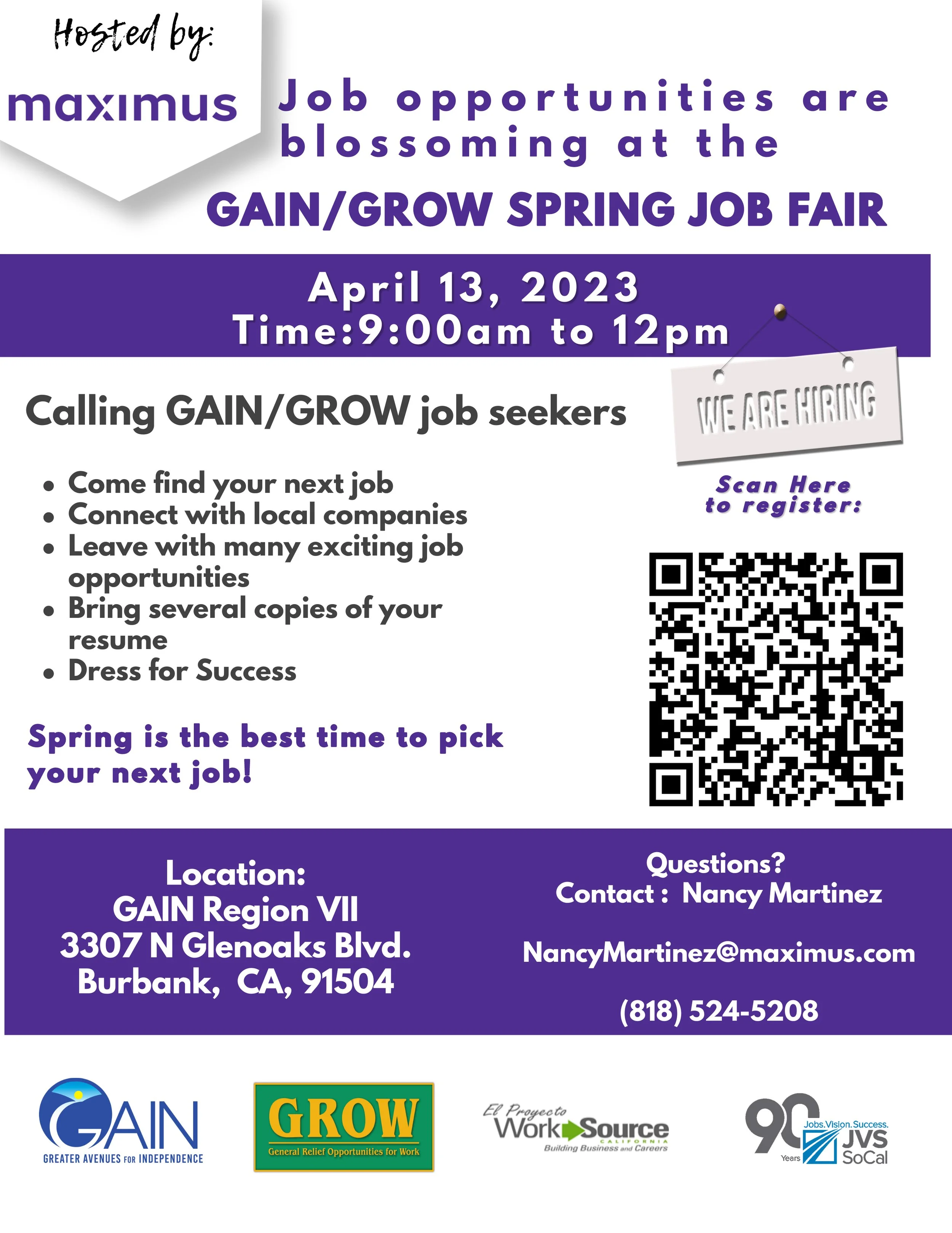 GAIN Region VII Spring Job Fair