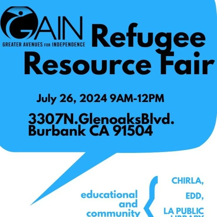GAIN Refugee Resource Fair