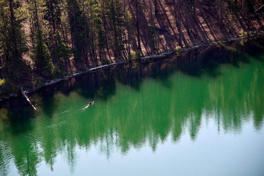 Fishing on Lake Butte