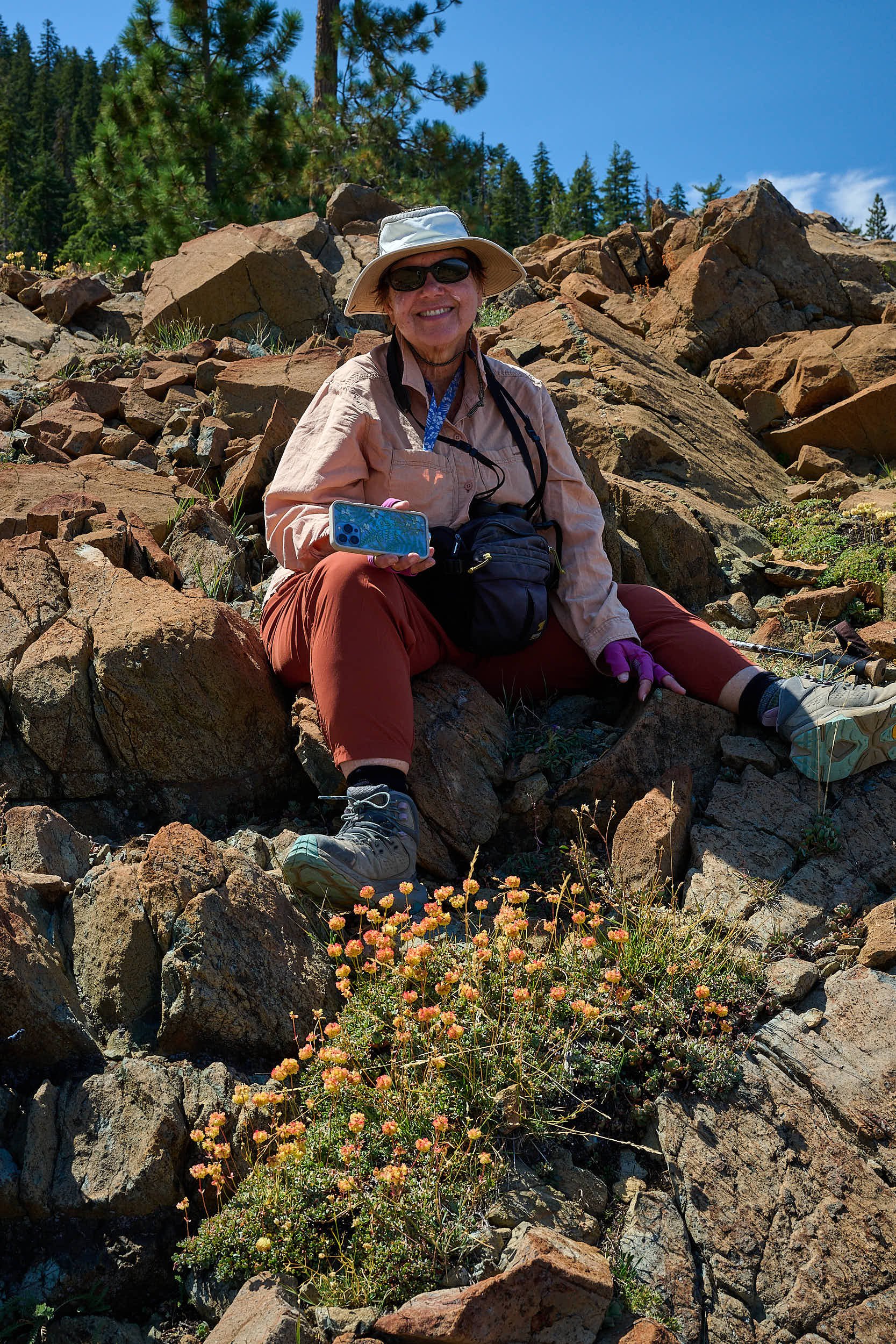 Enjoying the buckwheat