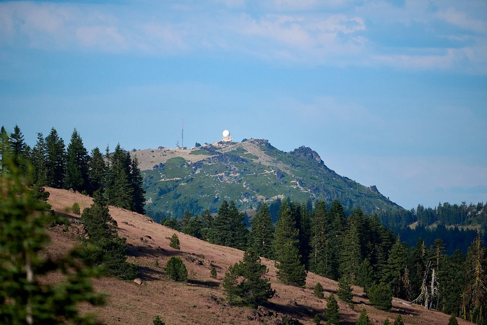Mt. Ashland peak on the horizon.