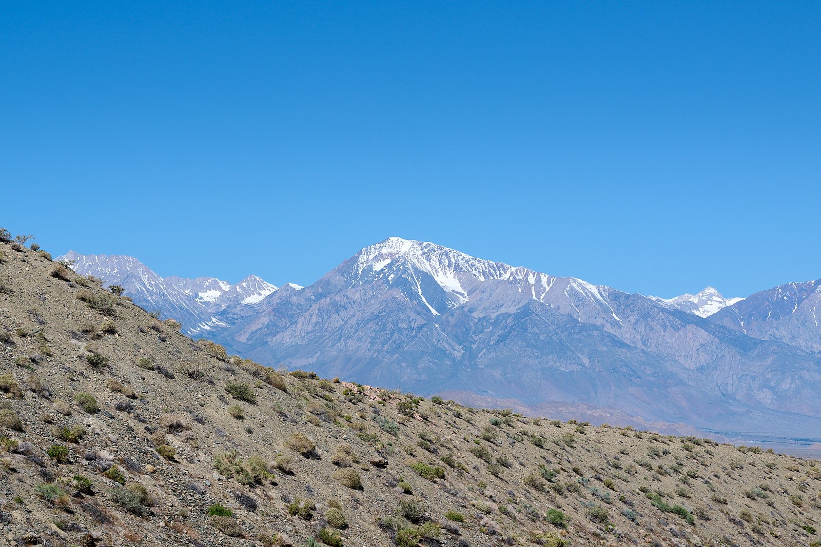 Sierra Range, viewed from the White Mountains 