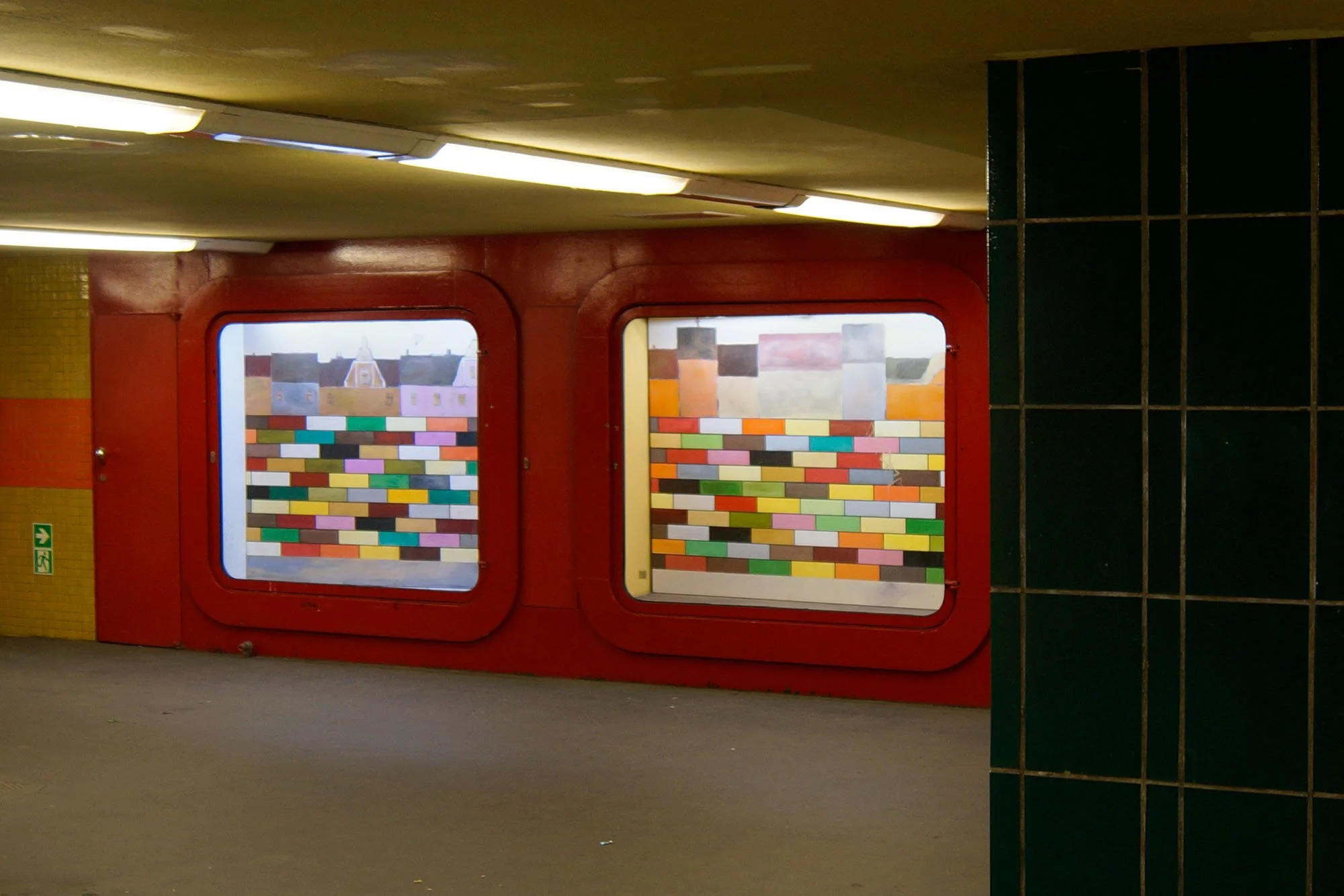 "Kindertraum von der Apokalypse i + ii" / 2026 / oil on canvas, each 150x190 cm