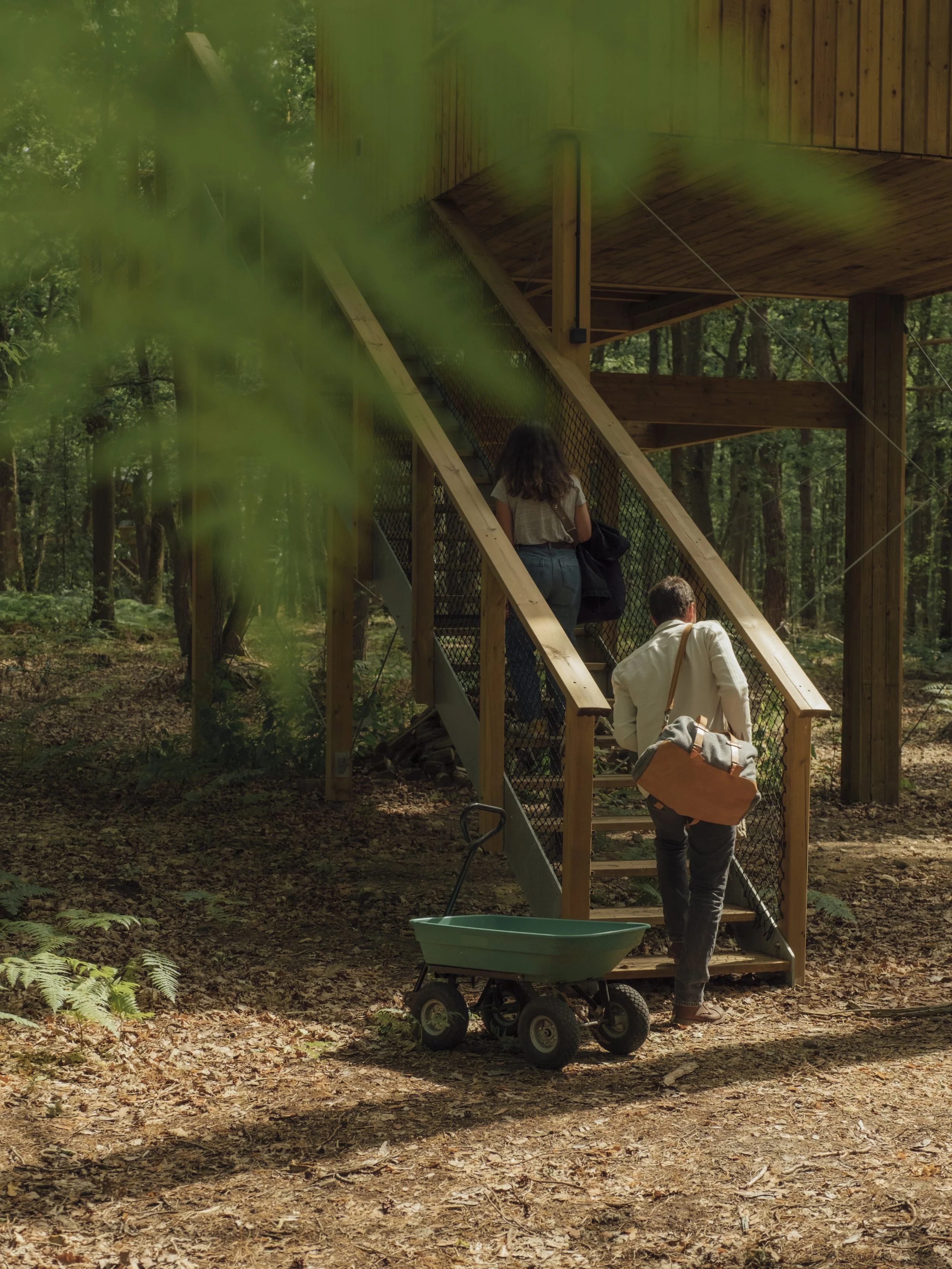 Week-end en amoureux proche Paris : cabane dans les arbres et bain nordique en forêt