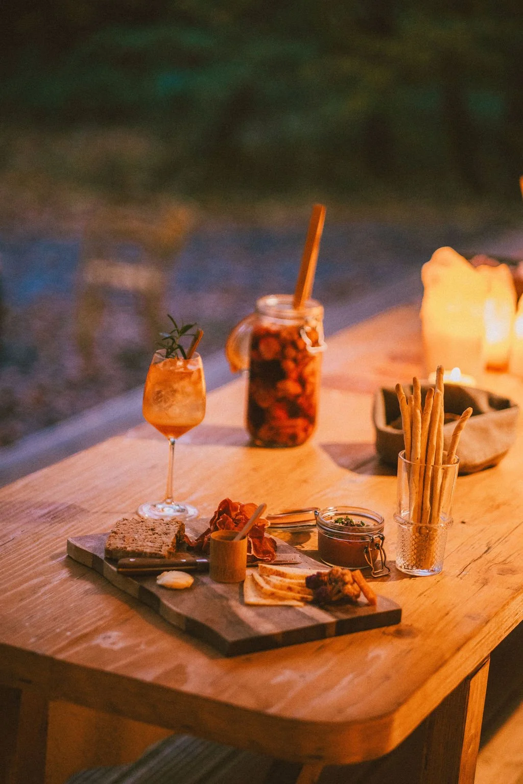 Cocktail signature et planches apéritives