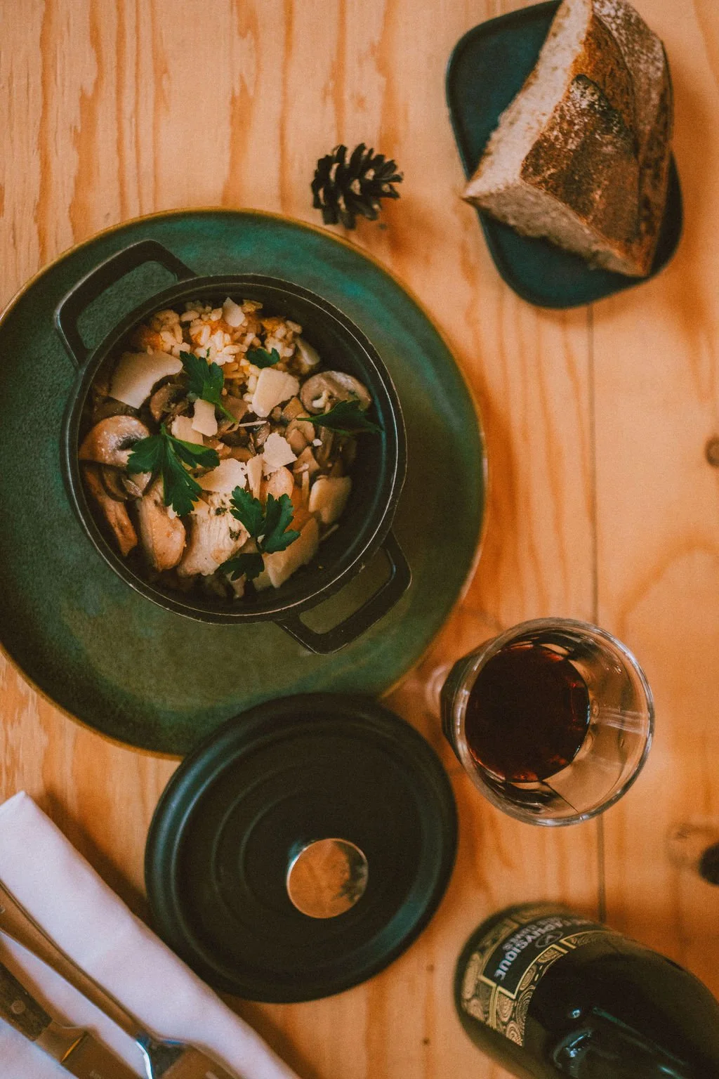Repas livrés en cabane