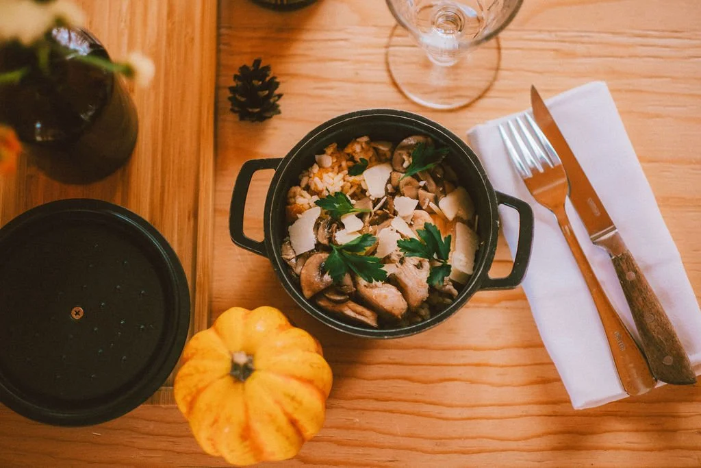 Risotto de poulet courge butternut