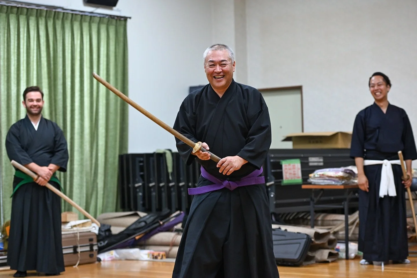 NYBA had a blast at this year&rsquo;s @asayamaichidenryu summer camp with @lets_ask_sekisensei and organized by @lets_ask_shogo #asayamaichidenryu #sekisensei #budo #iaido #samurai @make__repost_ @kenjutsuworld @budocool