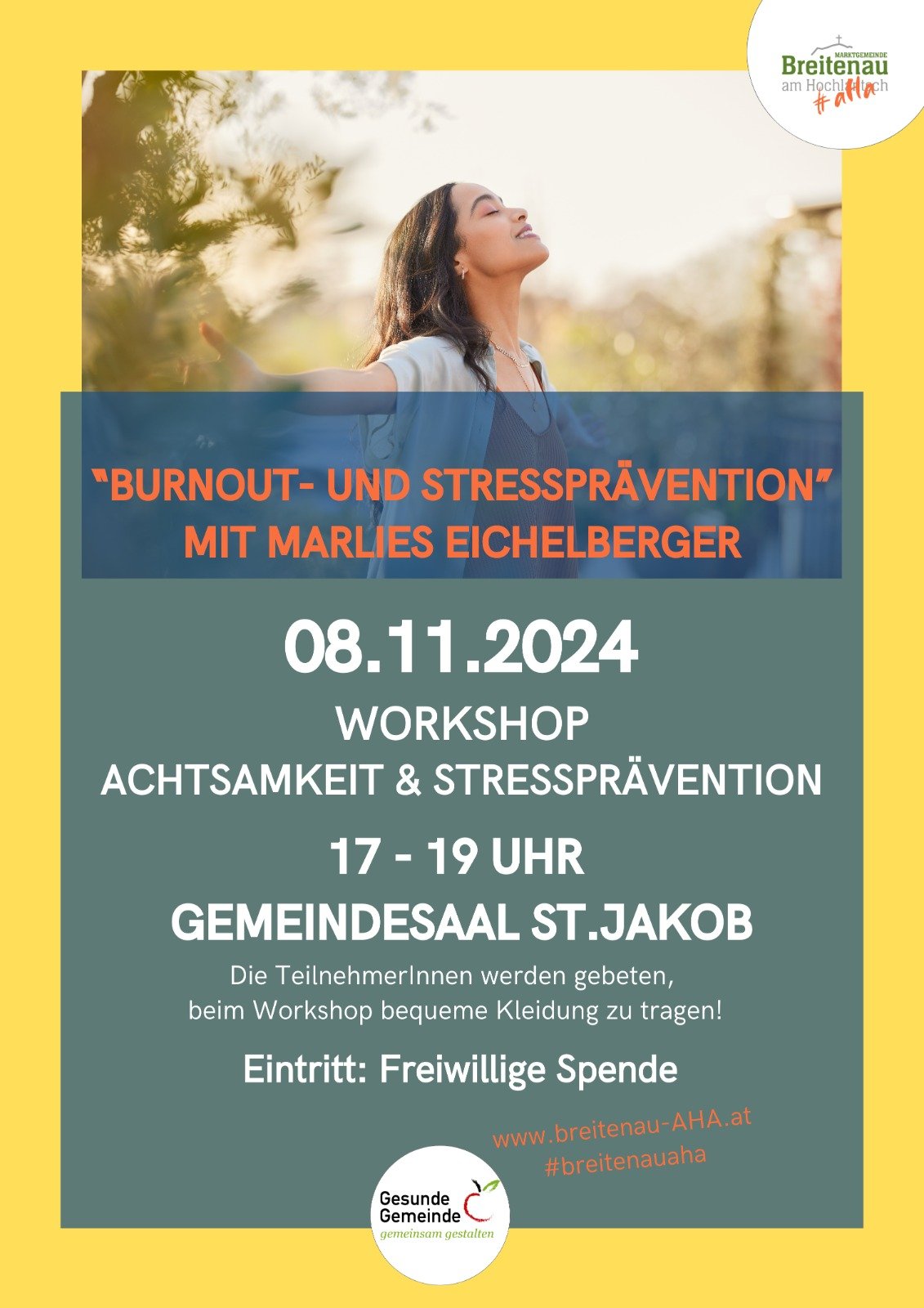 Gesunde Gemeinde: Achtsamkeit & Stressprävention
