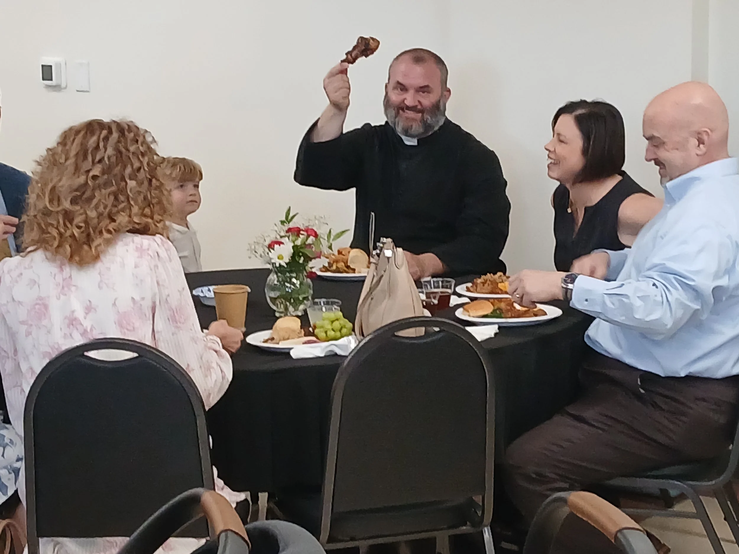 Snapshots of Father Brent’s Anniversary Potluck Dinner, Sunday May 31