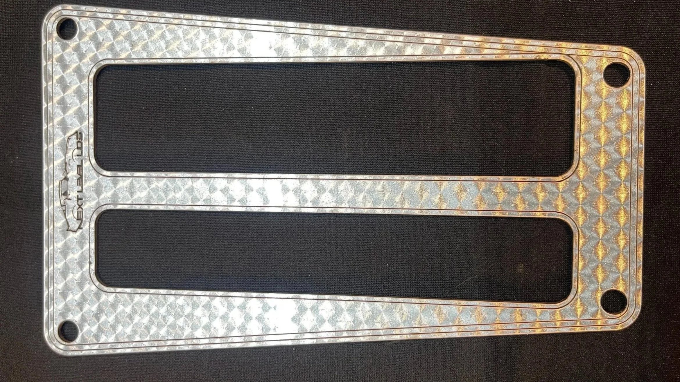 Shift Plate Cover Turned Silver