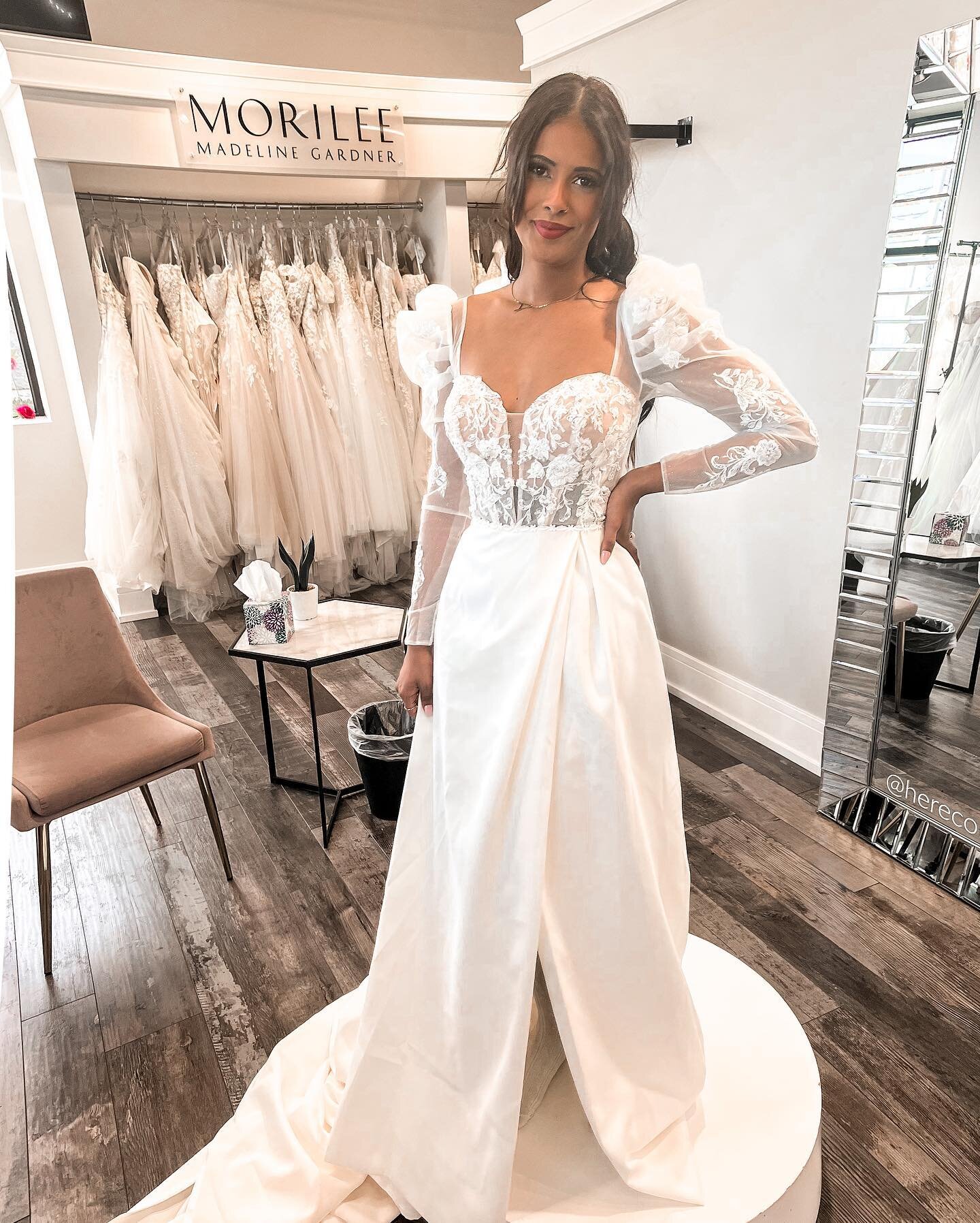 ✨ Sleeves or No Sleeves? We can't decide! Which dress are you
falling in love with? @morileeofficial @madelinegardner 
#weddingplanning #weddingdress #morilee #morileebride #bridetobe #hctbride 
#herecomesthebride #weddingdresses #weddingdressinspo
#