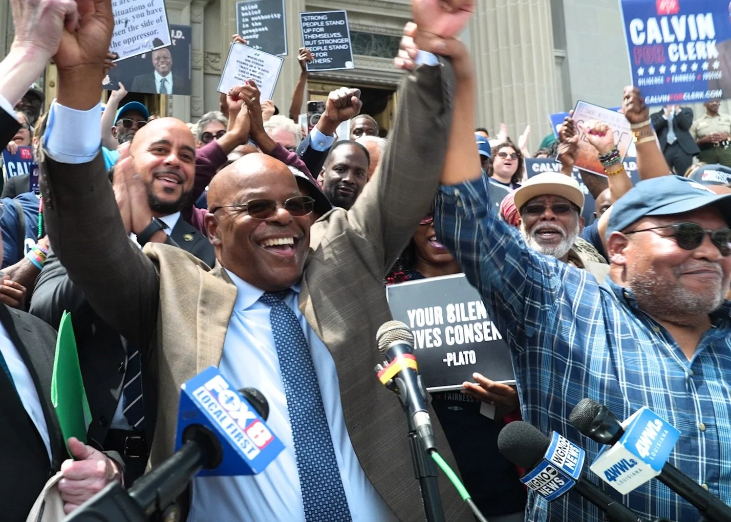 By the will of the people(68%), Calvin IS Clerk.

@calvin4clerk