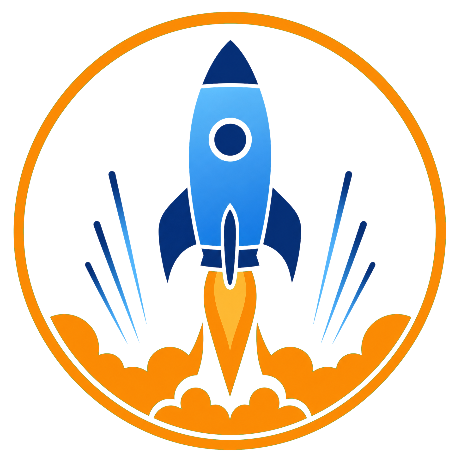 rocket ship taking off