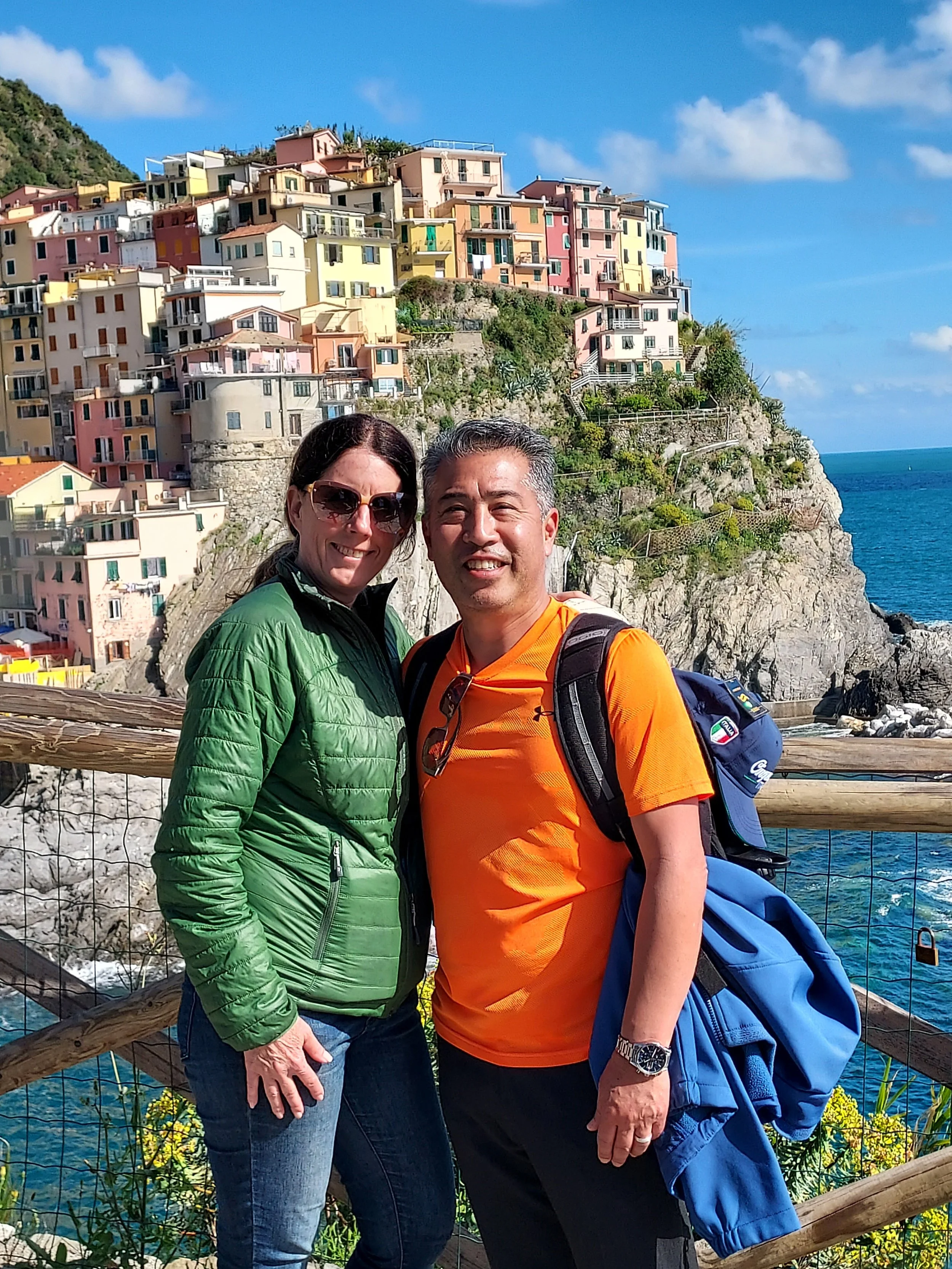 Robert and Kay Lee Fukui in Italy