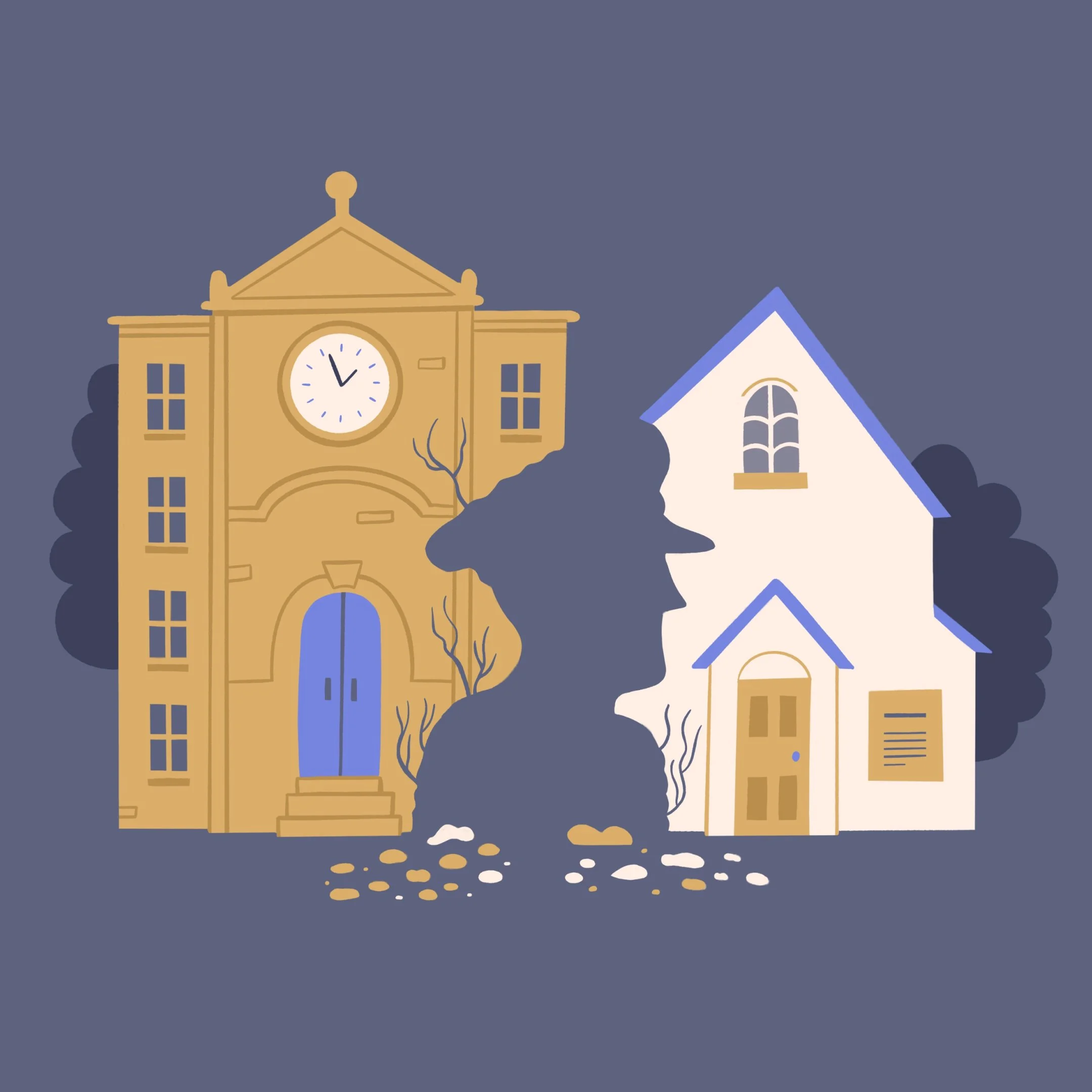 Erosion of the community