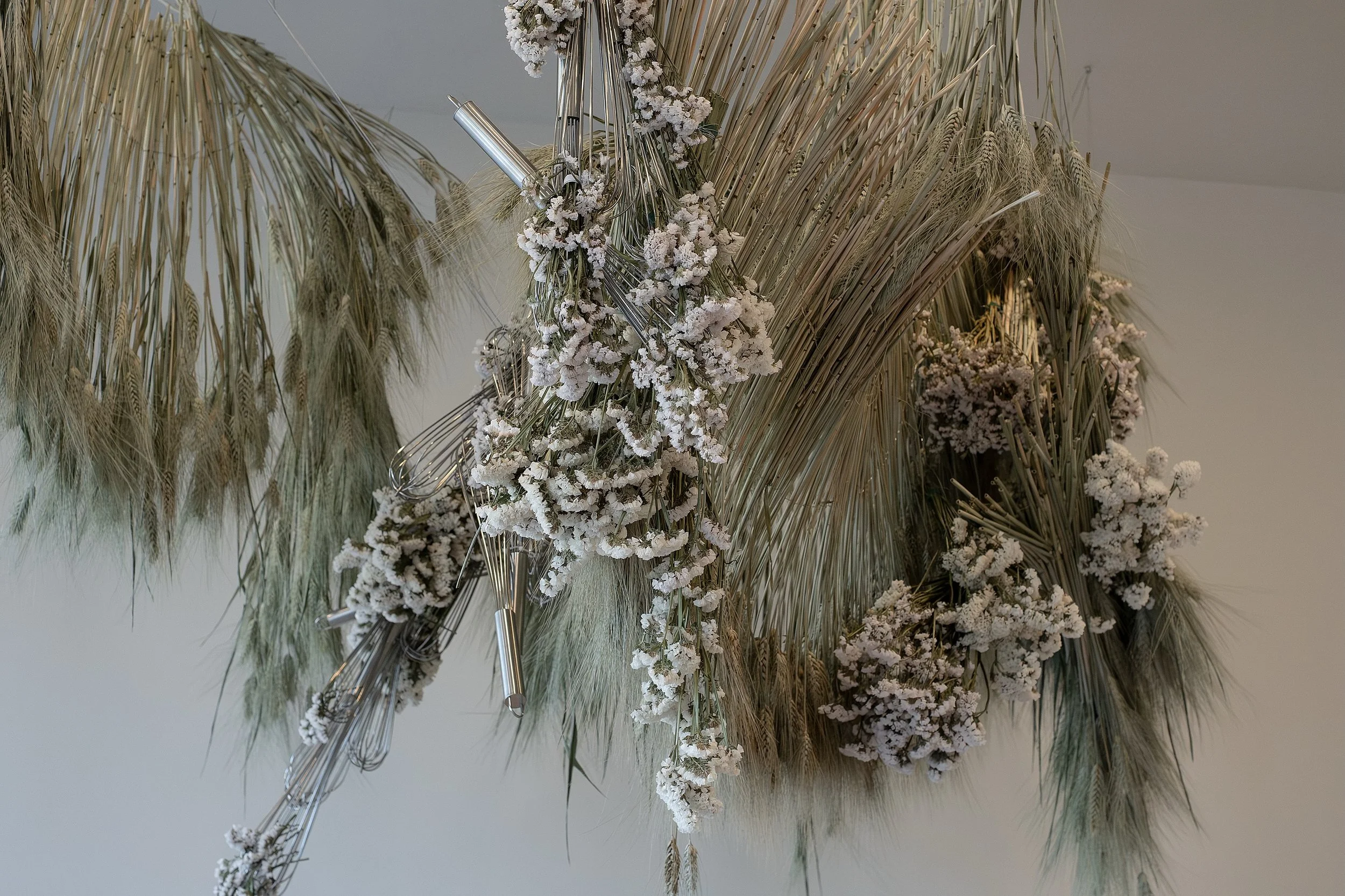 Wheat, whisk and meringue ☁️

A botanical installation for @whatsmorecakeshop