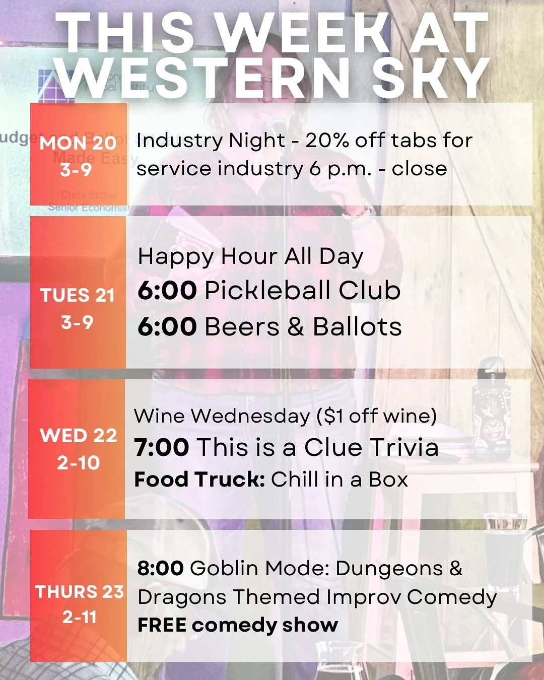 Another great week comin’ at ya!
.
Tomorrow night join us for our third Beers & Ballots. You’ll hear from experts on local and statewide ballot measures. Plus, local school board, city council, and mayoral candidates will have the opp