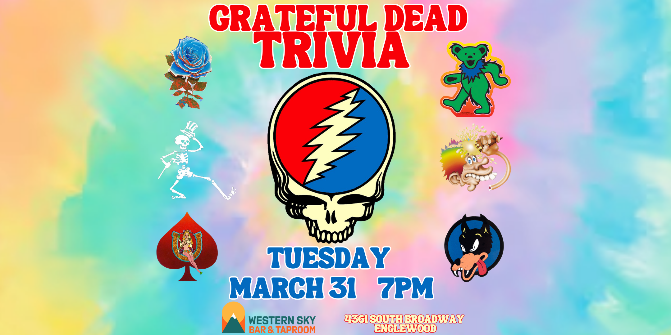 Grateful Dead TRIVIA at Western Sky Bar & Taproom