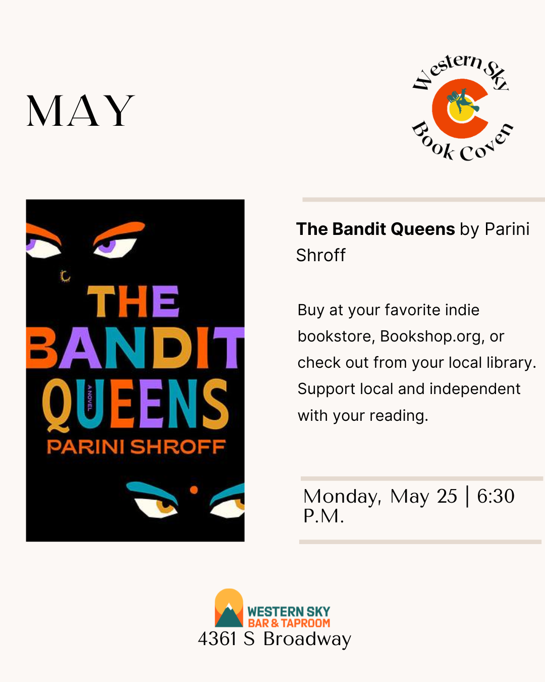 Western Sky Book Coven: Monthly Read