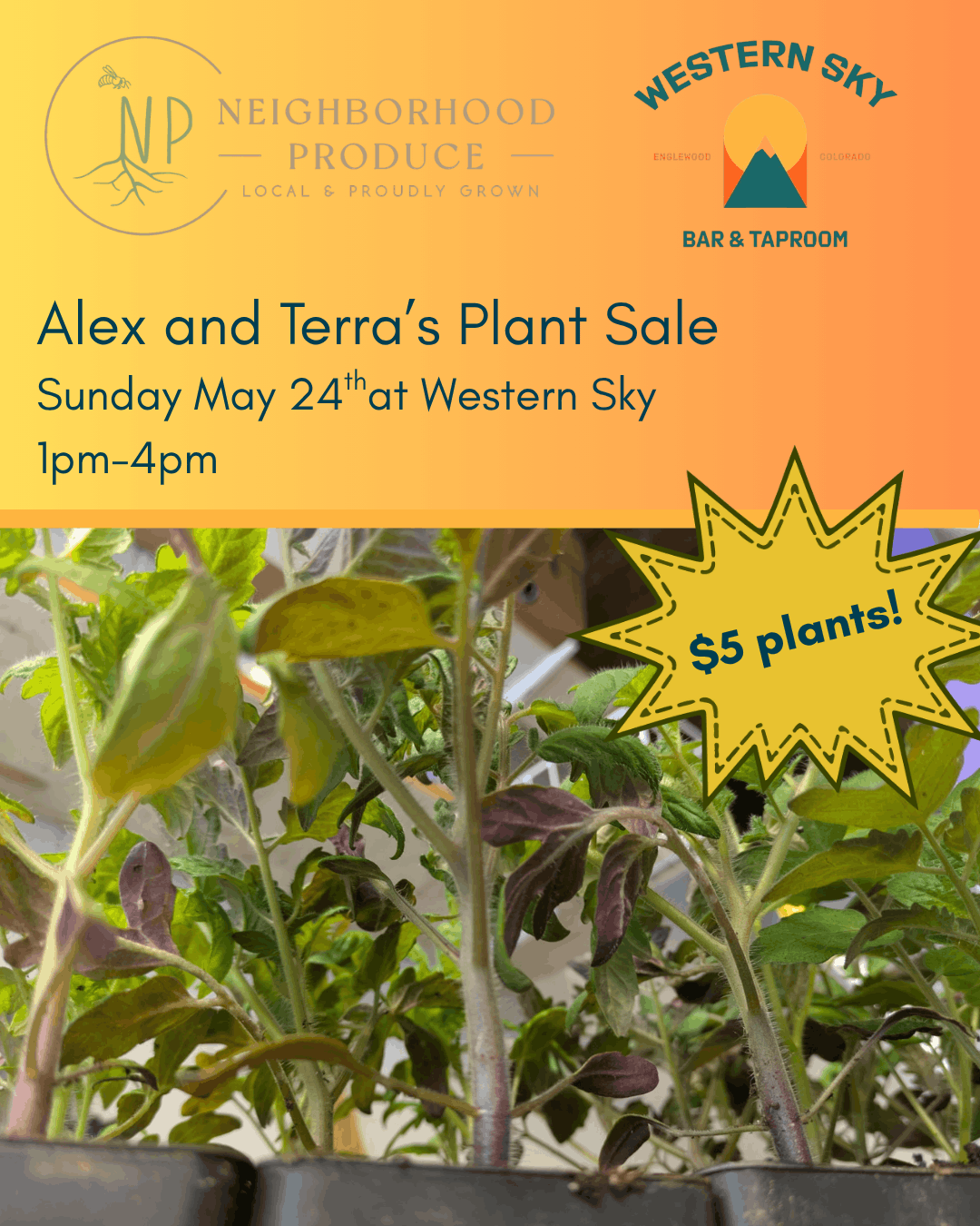 Neighborhood Produce Plant Sale