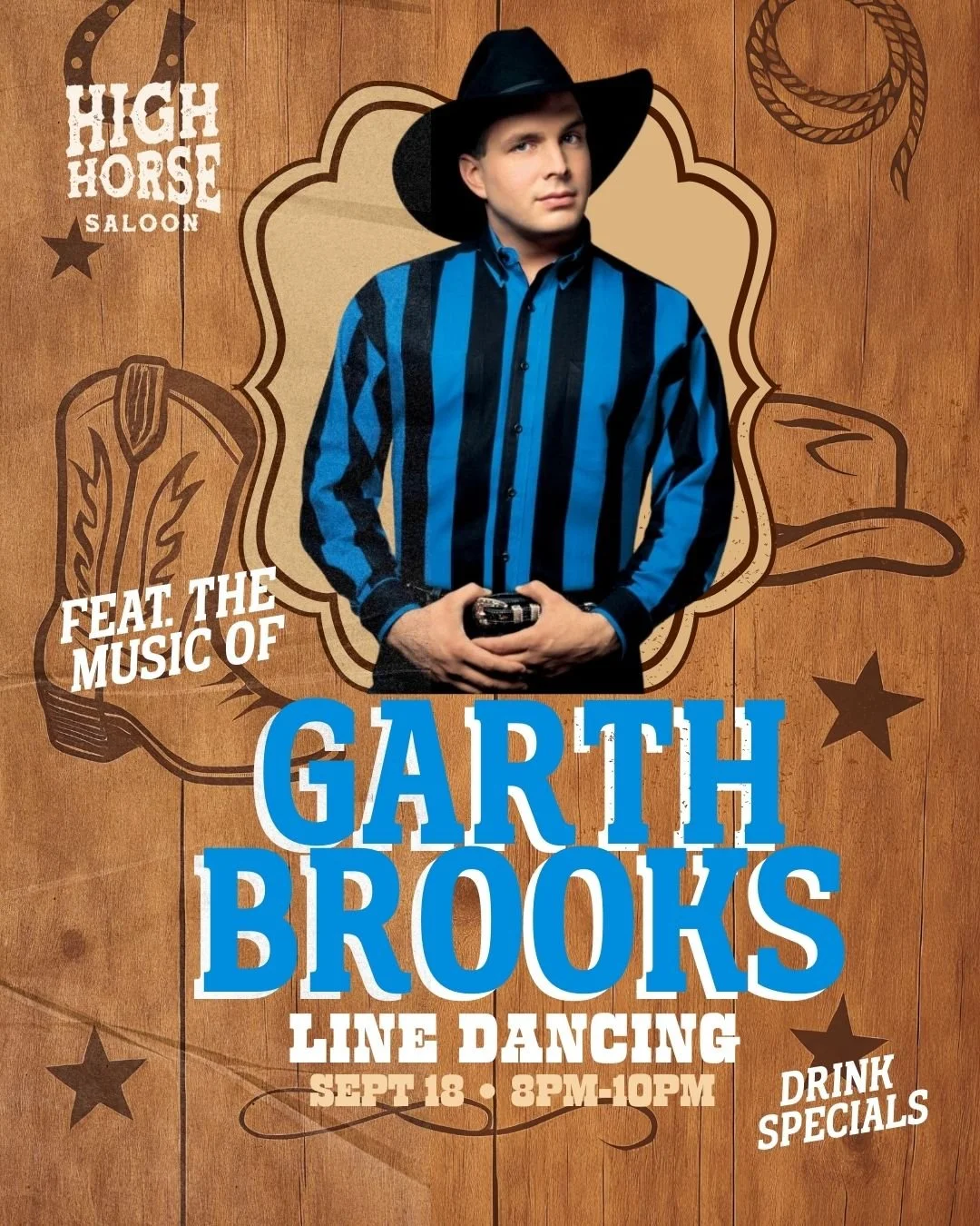 Garth Brooks Themed Line Dancing