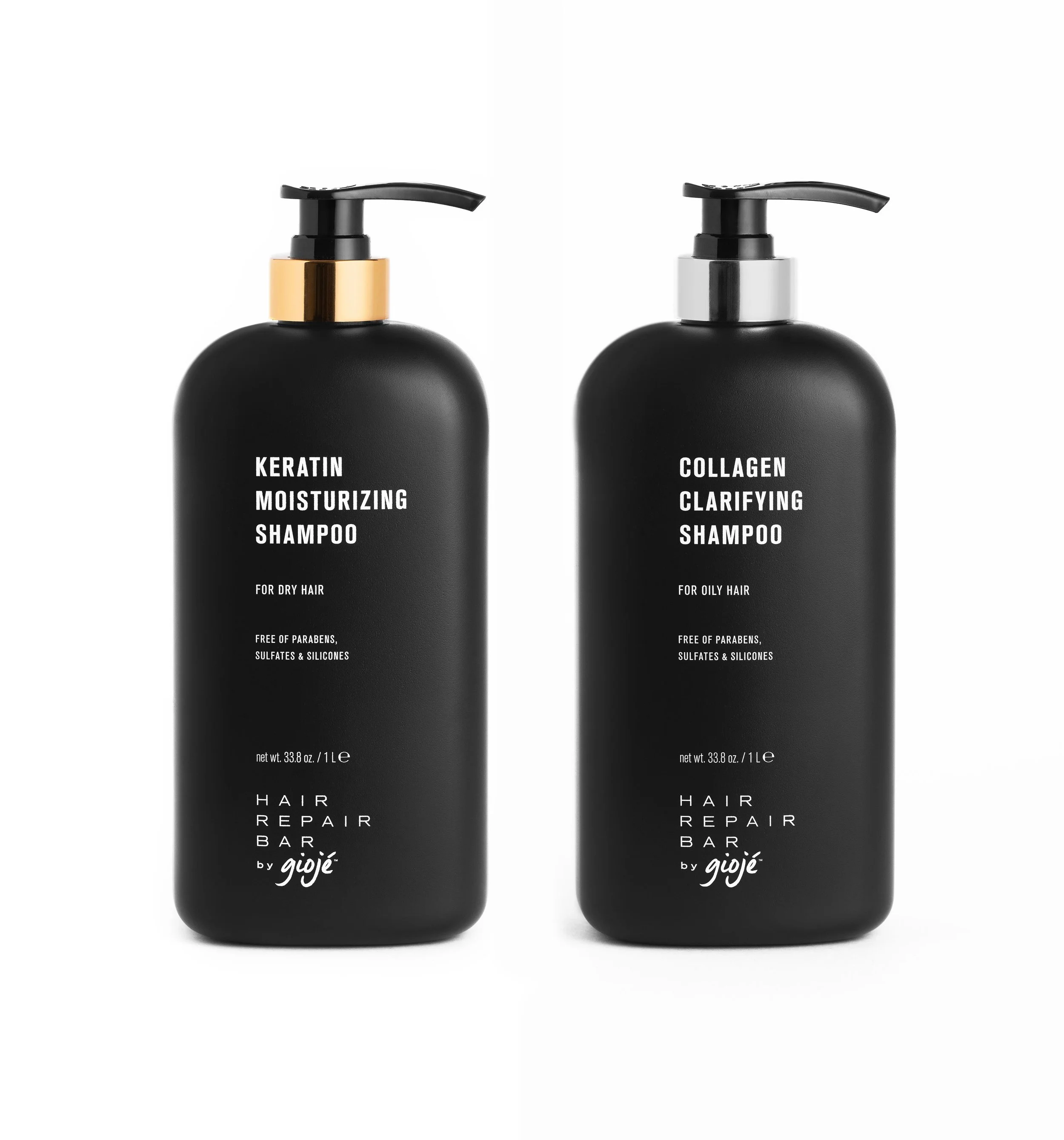 Keratin Moisturizing Shampoo & Collagen Clarifying Shampoo