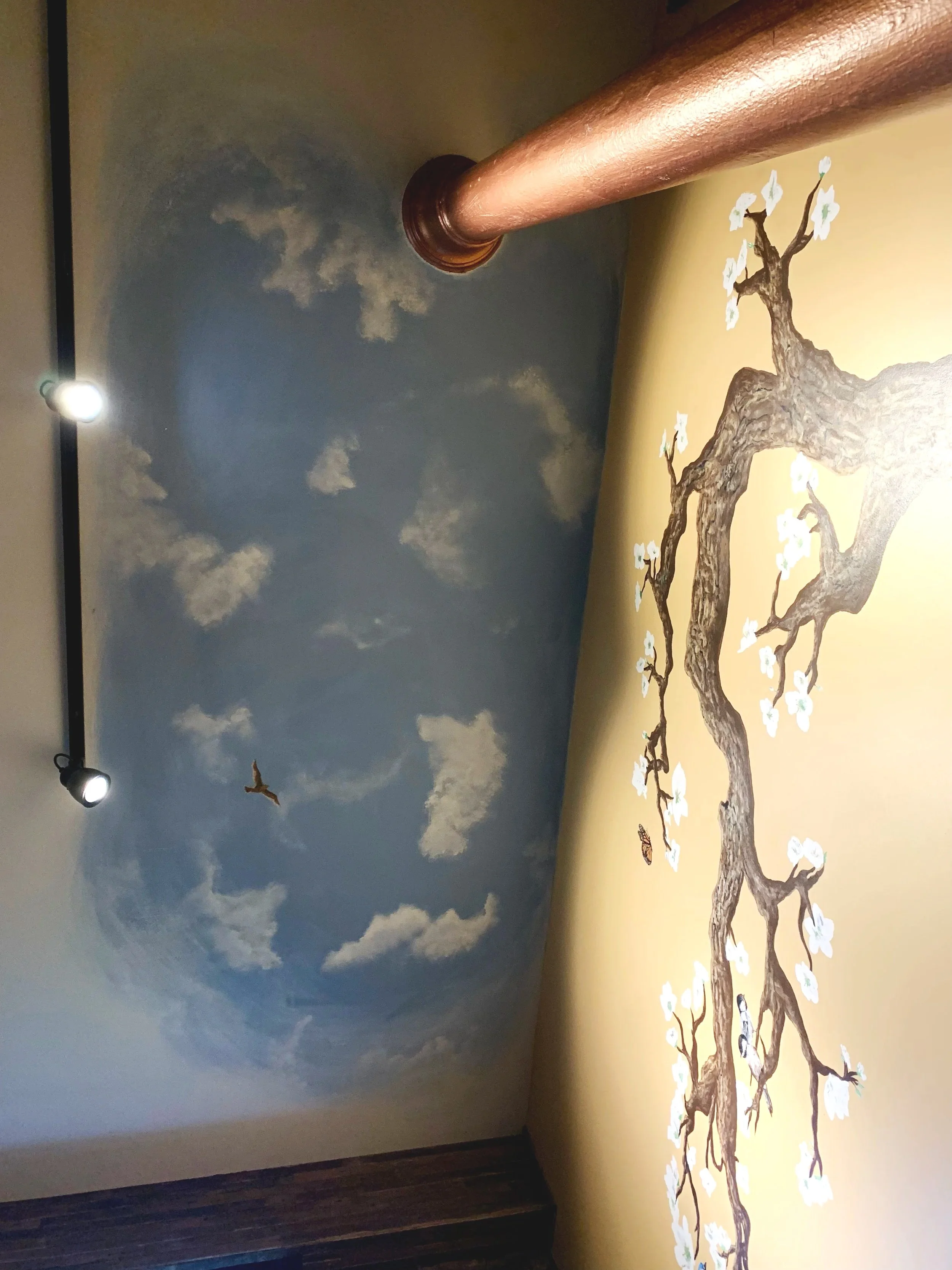 Coffee Connection, 2021 - Oswego, NY - Detail Sky
