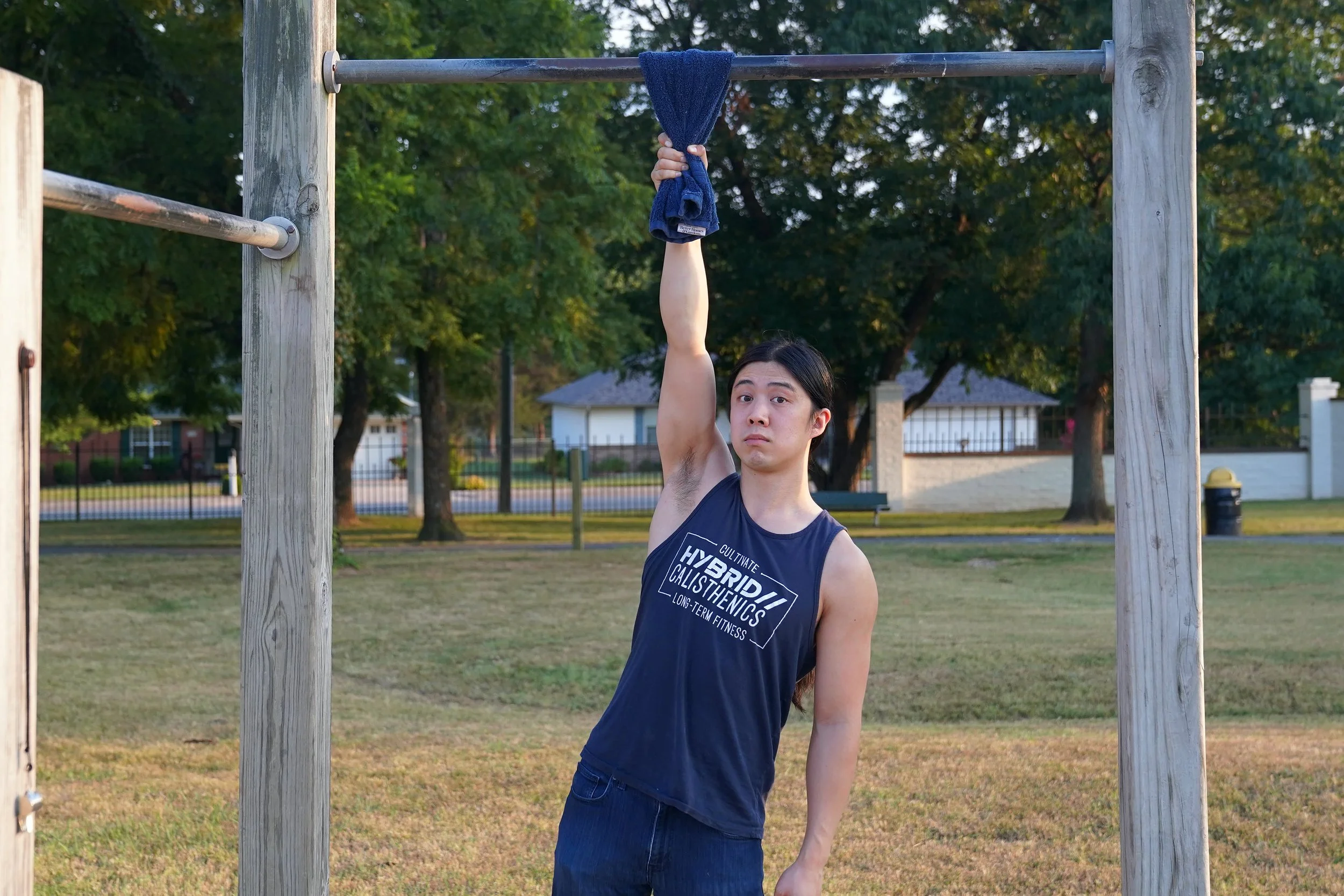 One Arm Towel Hangs