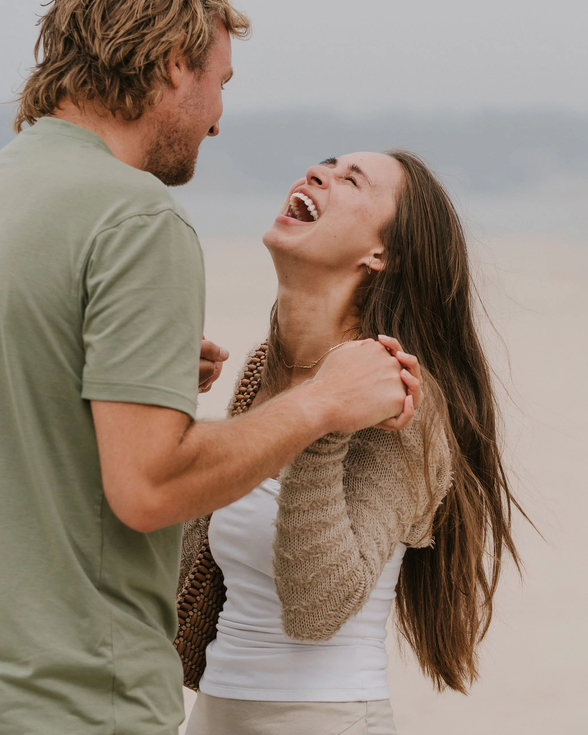 Surprise Marriage Proposal and Engagement Portraits on the Beach at the Hotel Del in Coronado, California (San Diego Proposal Photographer)