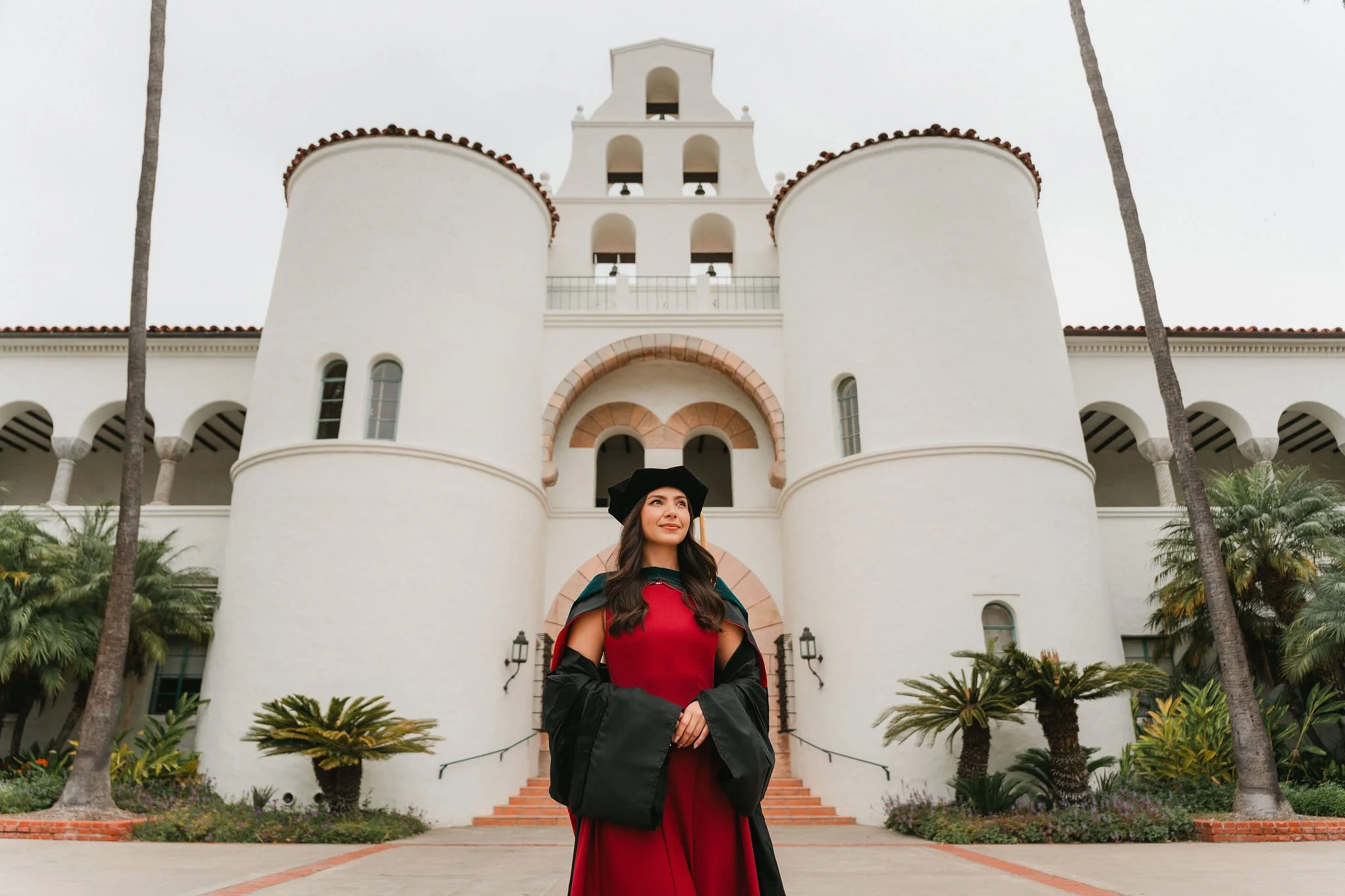 San Diego Graduation Photographer capturing grad photos at SDSU campus