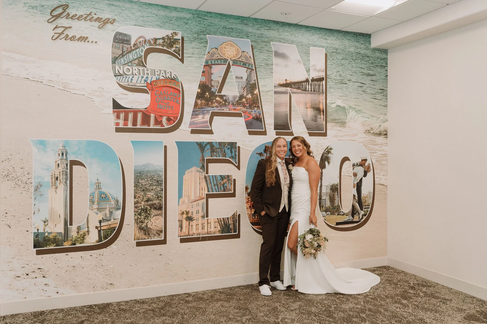 Balboa Park LGBTQ+ Courthouse Wedding Photography (San Diego Elopement Photographer)