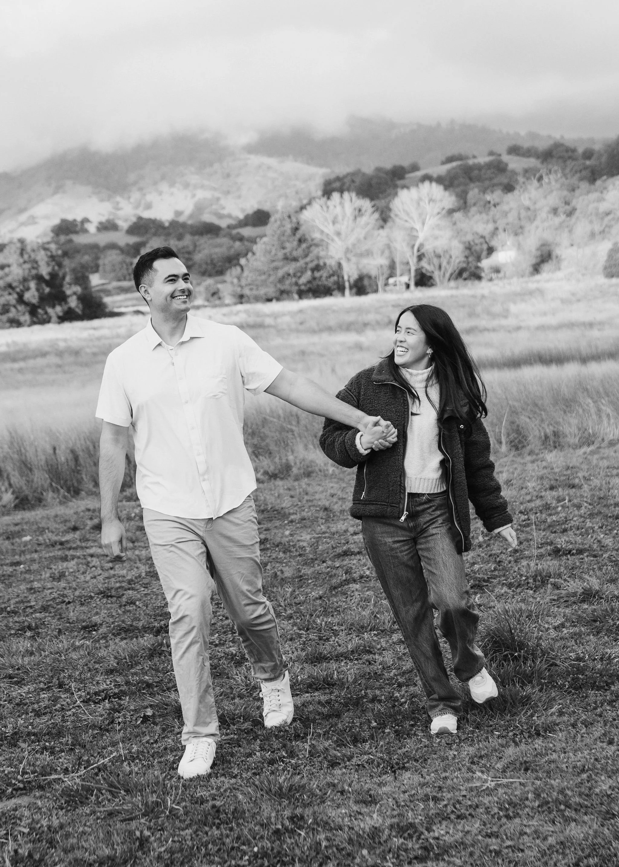 Surprise Marriage Proposal at Bailey Creek Ranch with Mountain Views in Julian, California (San Diego Proposal and Couples Photographer)