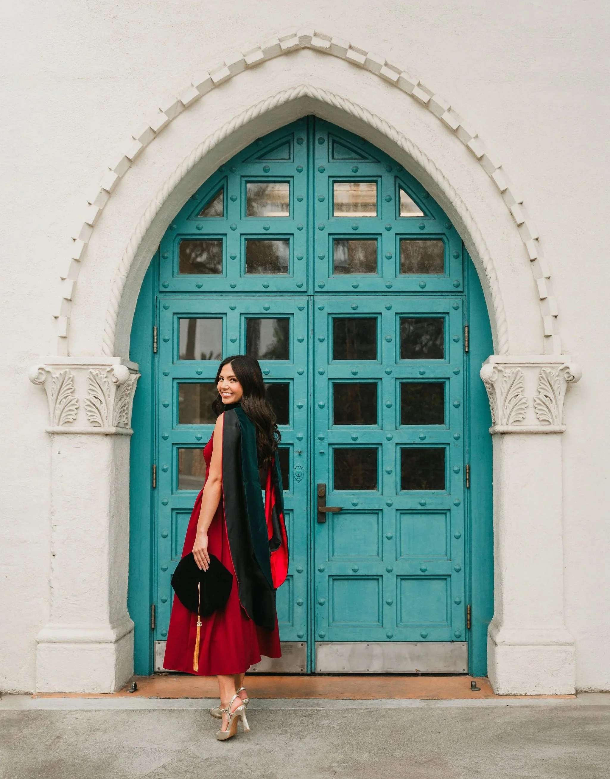 San Diego Graduation Photographer capturing grad photos at SDSU campus