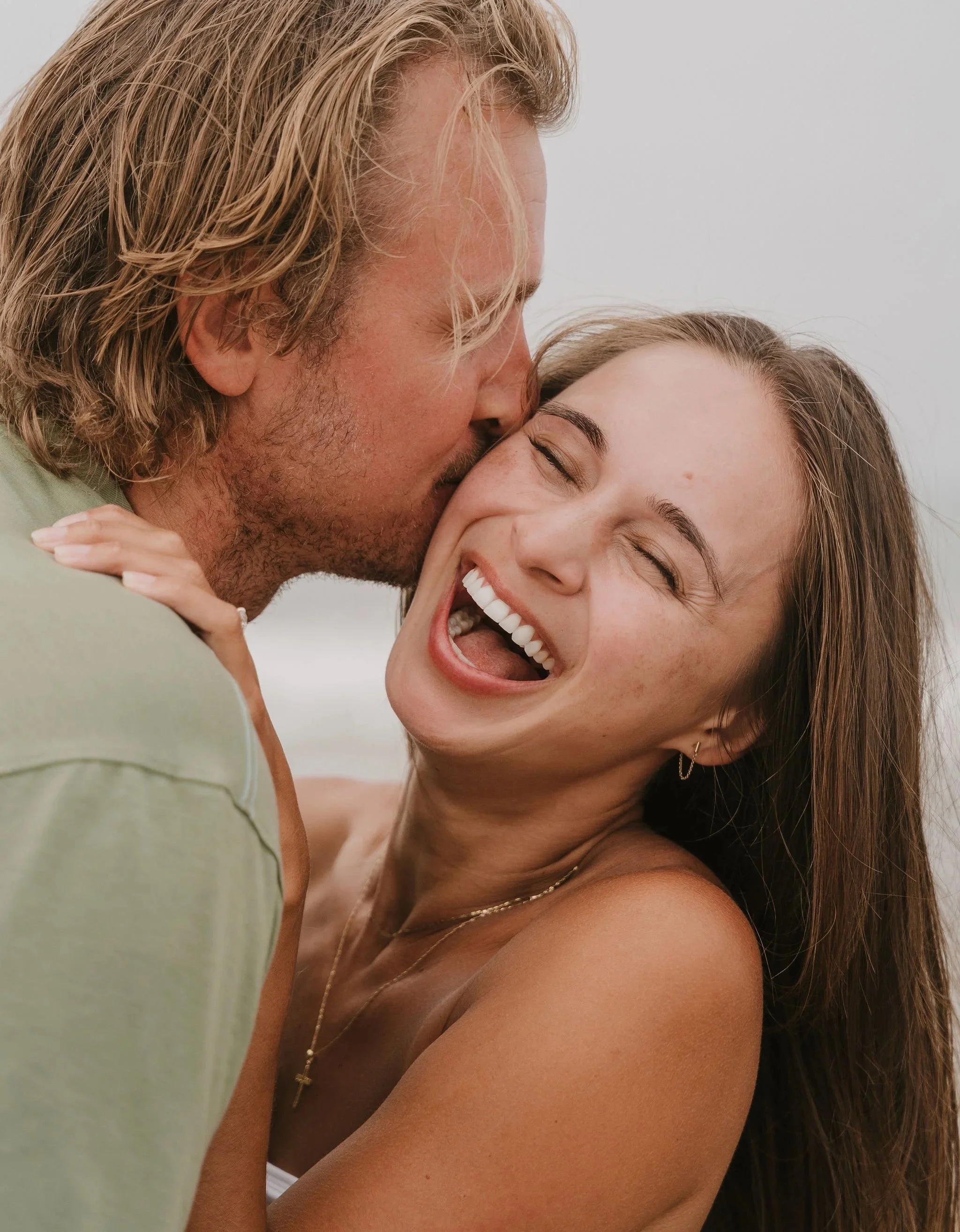 Surprise Marriage Proposal and Engagement Portraits on the Beach at the Hotel Del in Coronado, California (San Diego Proposal Photographer)